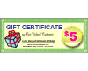 $5 Gift Certificate - Click Image to Close