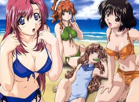 Naked Manga Girls at Beach Pics