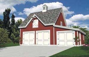 SAMPLE - Deluxe 2 Car Plus Garage and Workshop Plan, 18 Options, DOWNLOAD - Click Image to Close