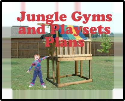 jungle gym and playhouse swing set plans