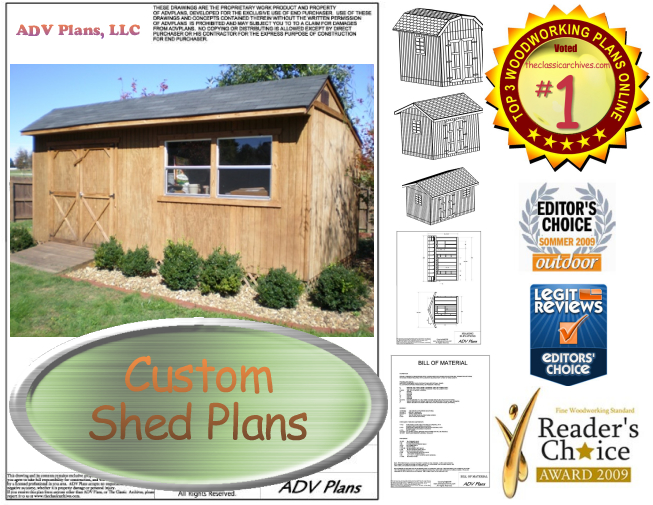 ALL OUR SHED PLANS, COMPLETE SET, DOWNLOAD - Click Image to Close