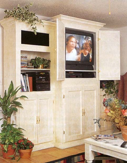 entertainment center furniture wood working plans for download