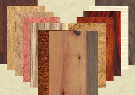 Selection of Wood Veneer and Wood Varnish