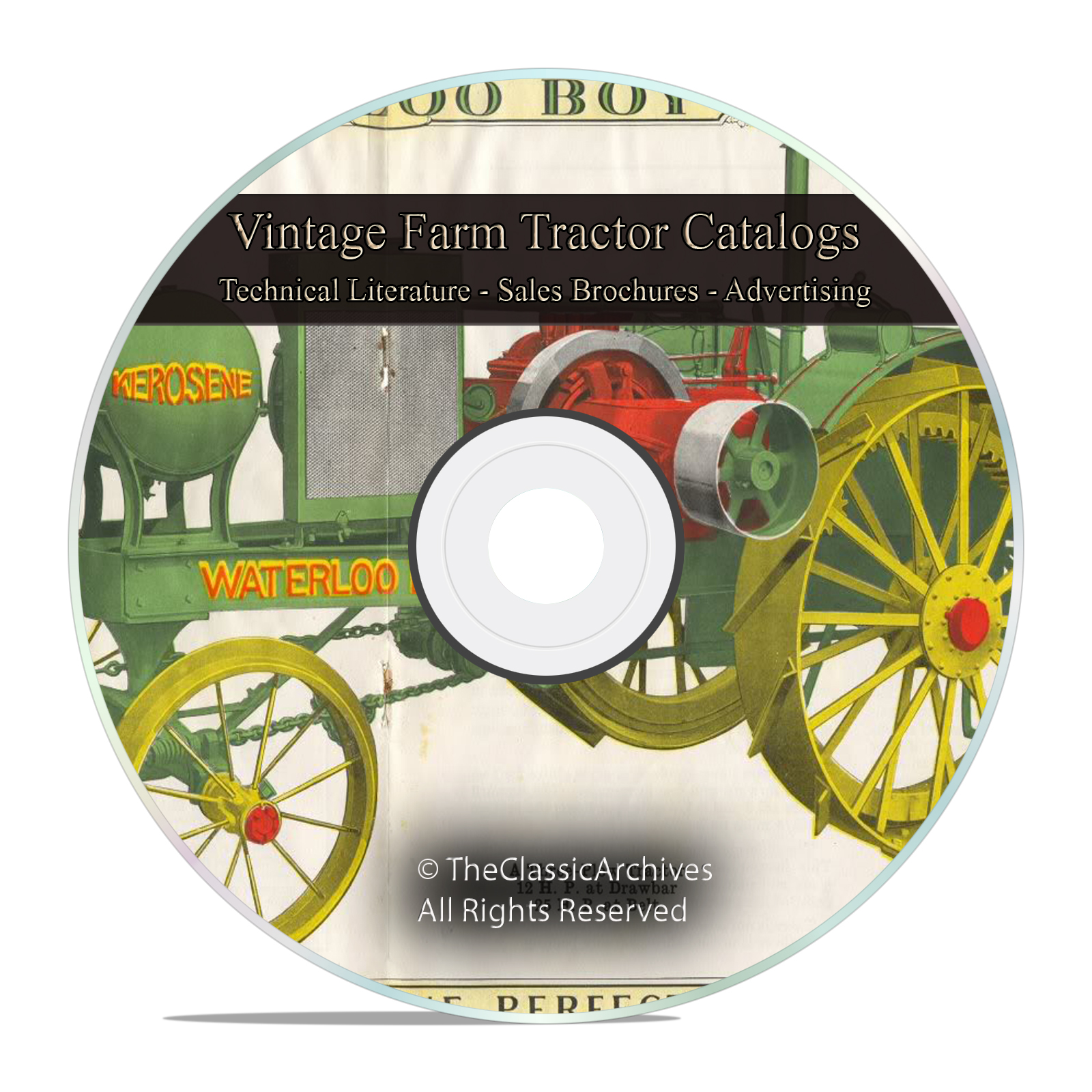 Farm Tractor Catalog, Massey Harris, Twin City, Rumely, IHC Tractors, DVD