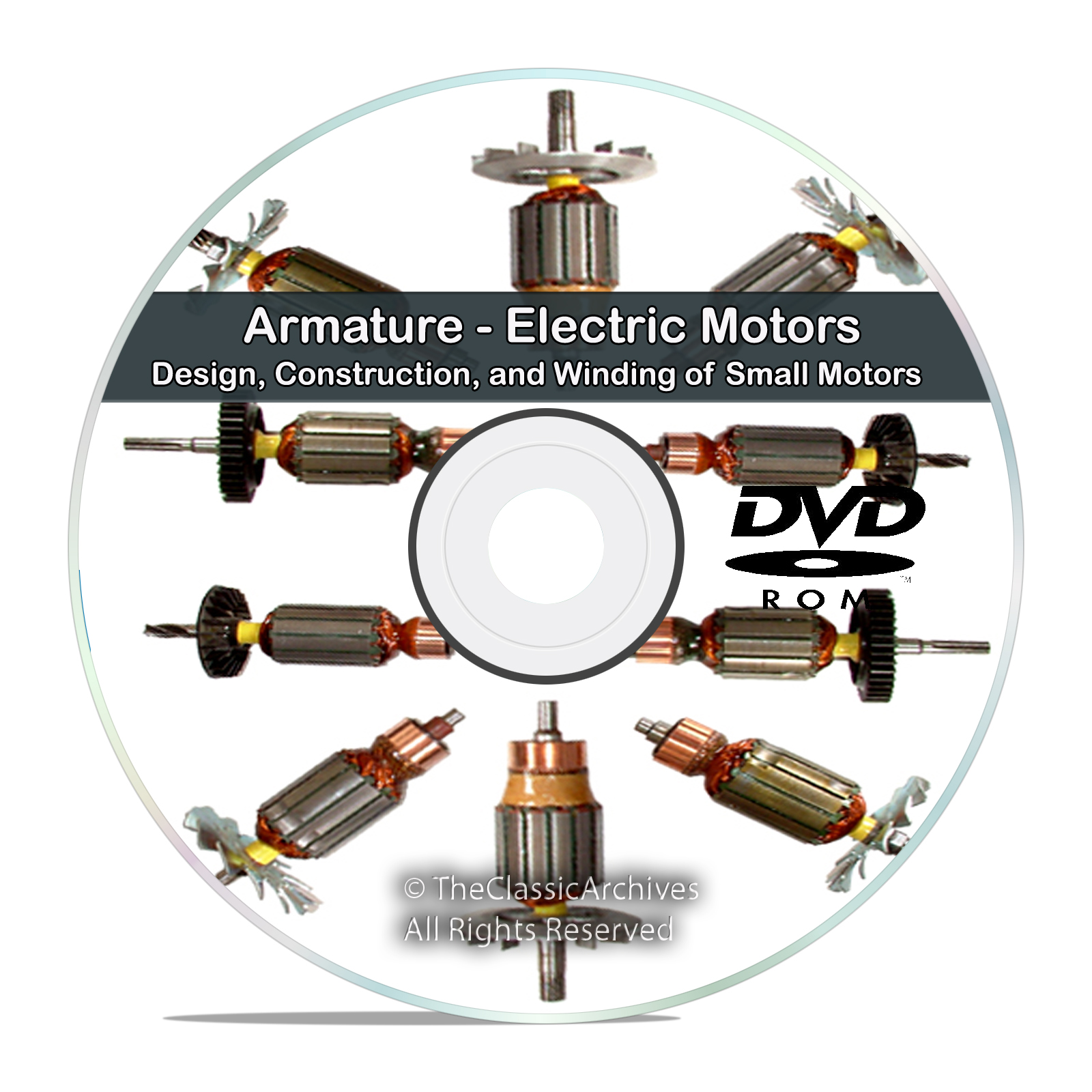 Armature Electric Motors Design Construction and Winding Reference Books CD