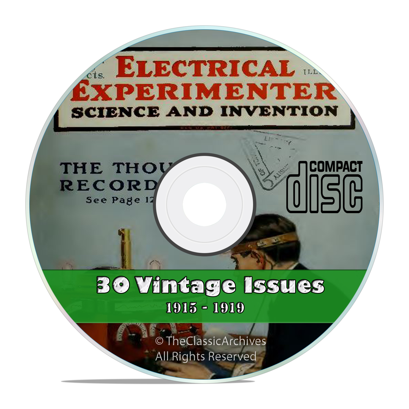 The Electrical Experimenter 81 Vintage Issues Collection from 1915-1922 DVD