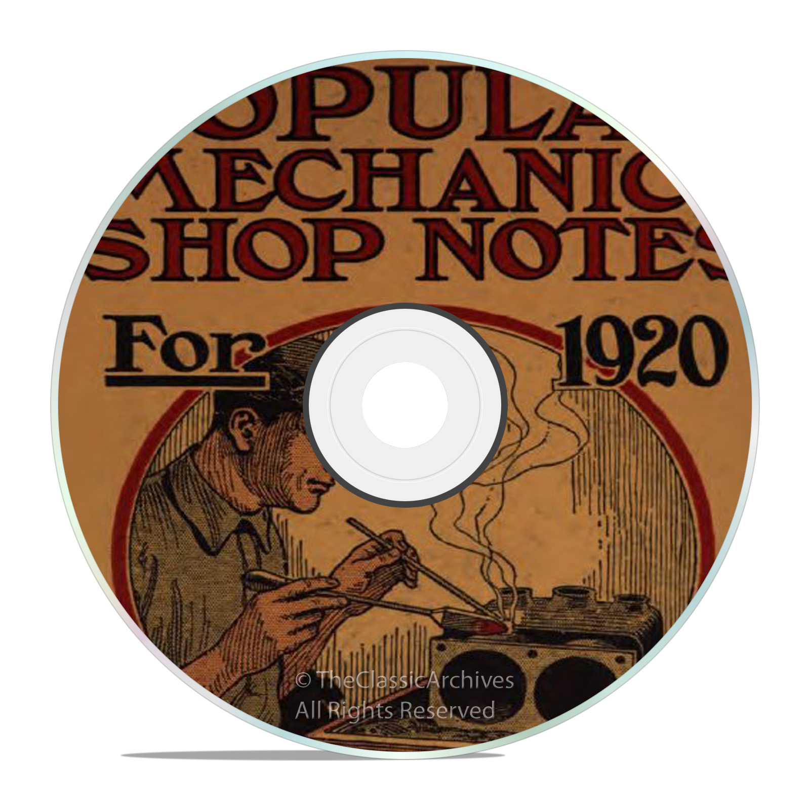 Vintage Popular Mechanics Shop Notes, 1905-21, 12 Classic Magazine Issues
