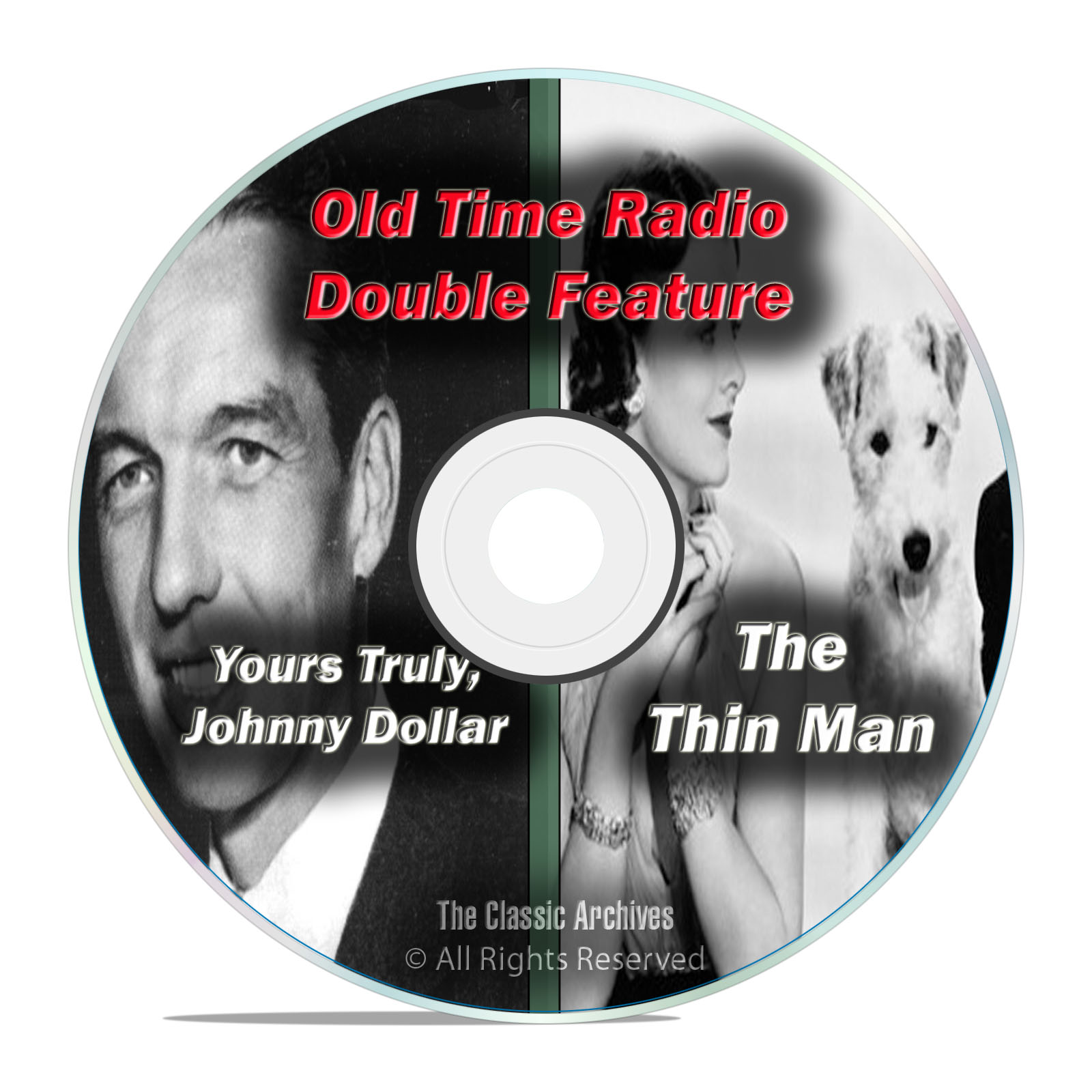 Yours Truly, Johnny Dollar, The Thin Man, 802 SHOWS Old Time Radio, OTR DVD
