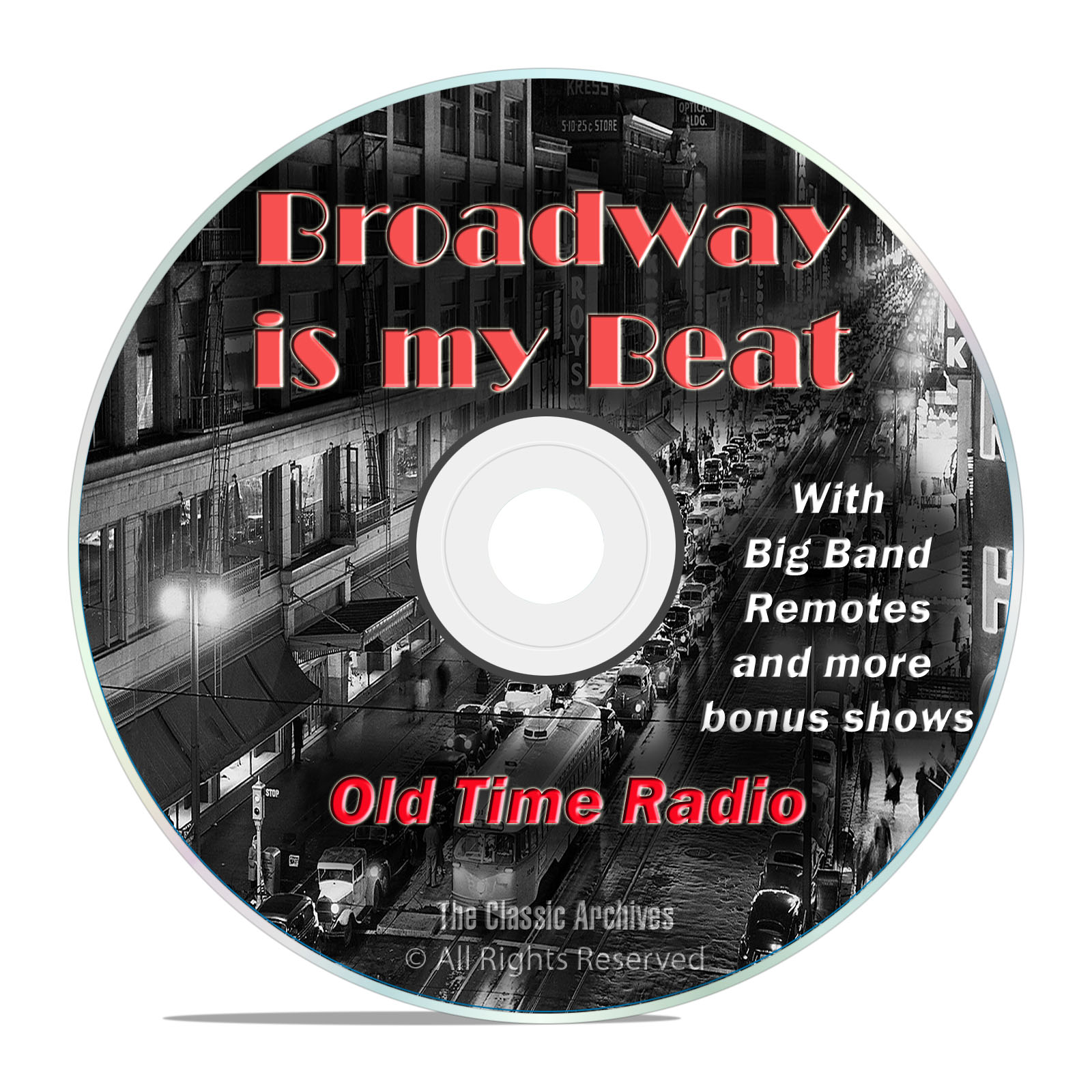Broadway is my Beat, 759 Episodes Old Time Radio Police + Music OTR DVD MP3