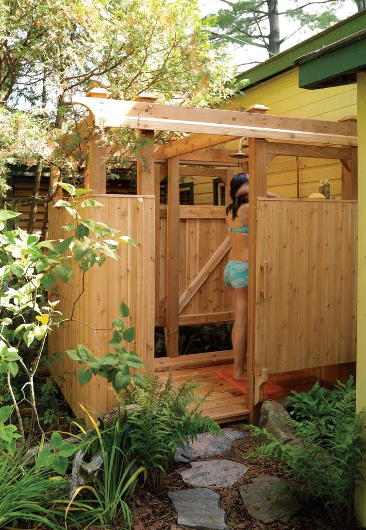 Free Outdoor Shower Plans
