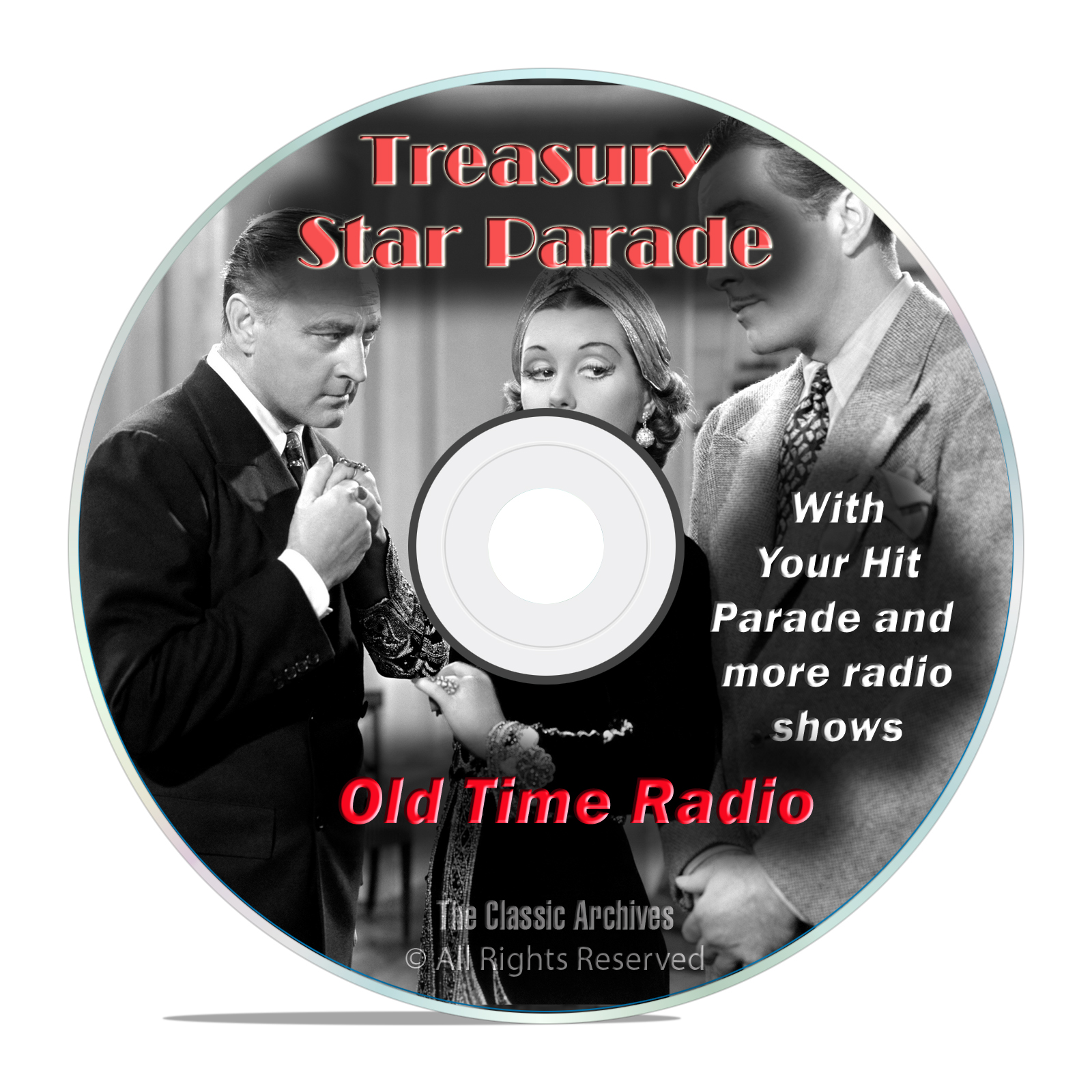 Treasury Star Parade, 997 Old Time Radio Music, Country, Western Shows DVD