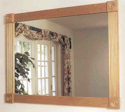Gold Mirror, Wood Furniture Plans, IMMEDIATE DOWNLOAD