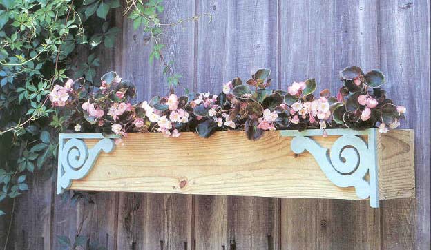 Fence Planter, Outdoor Wood Plans, IMMEDIATE DOWNLOAD