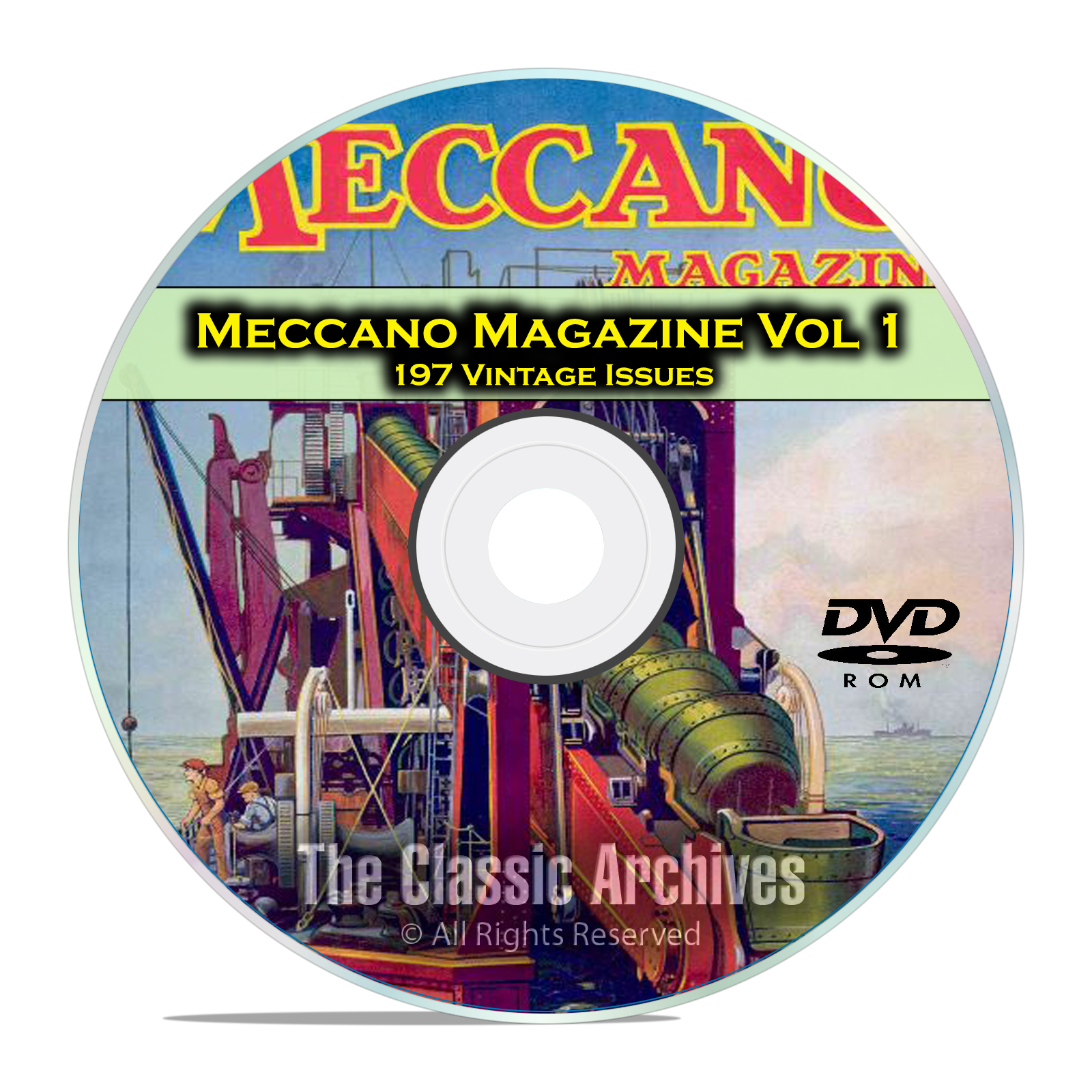 Meccano Magazine Volume 1, 197 Vintage Issues, Boy Hobby Magazine DVD