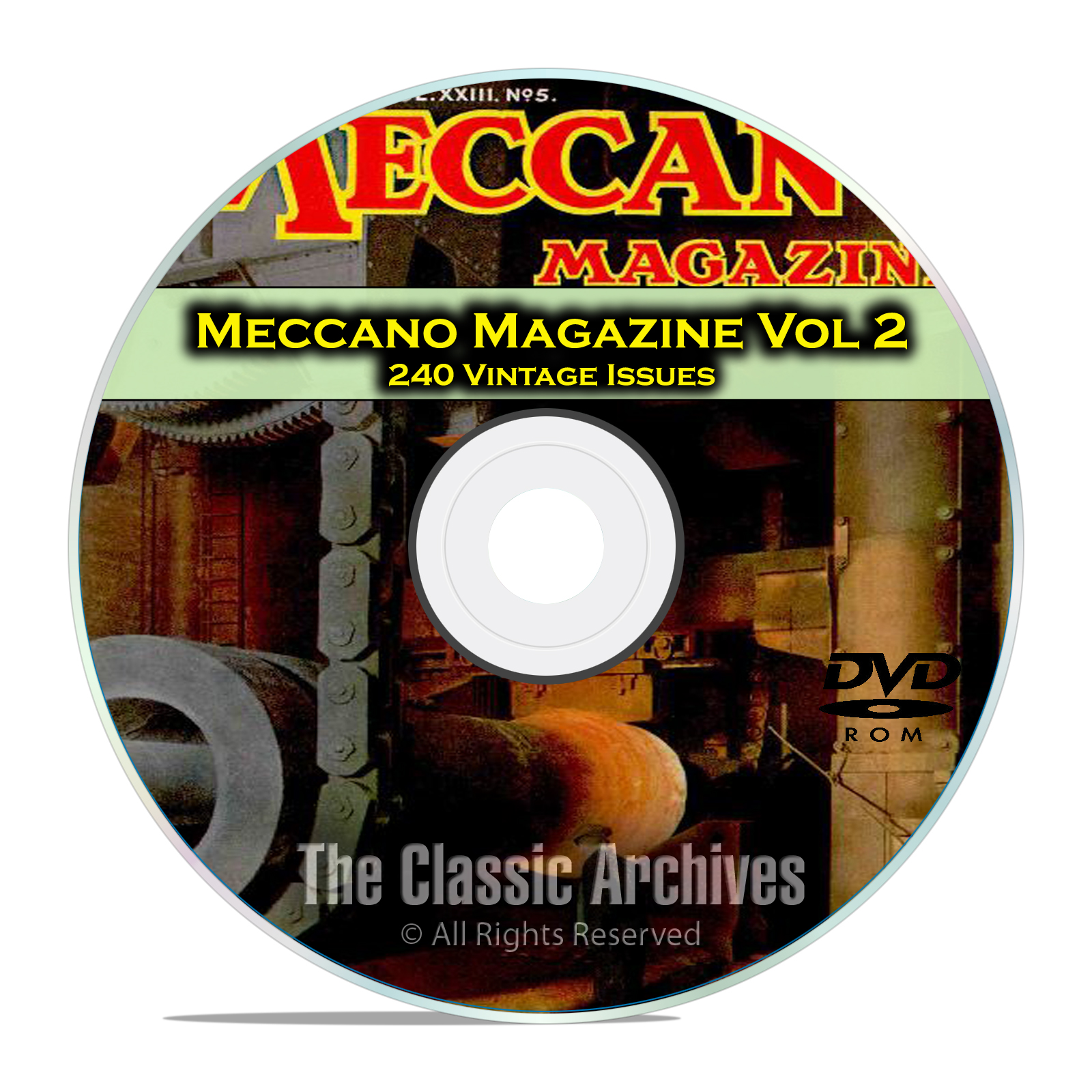 Meccano Magazine Volume 2, 240 Vintage Issues, Boy Hobby Magazine DVD