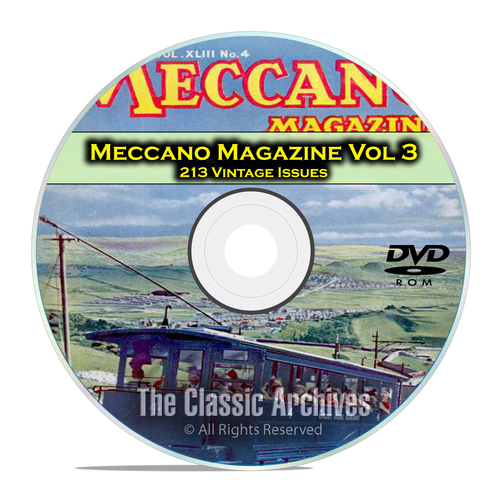 Meccano Magazine Volume 3, 213 Vintage Issues, Boy Hobby Magazine DVD