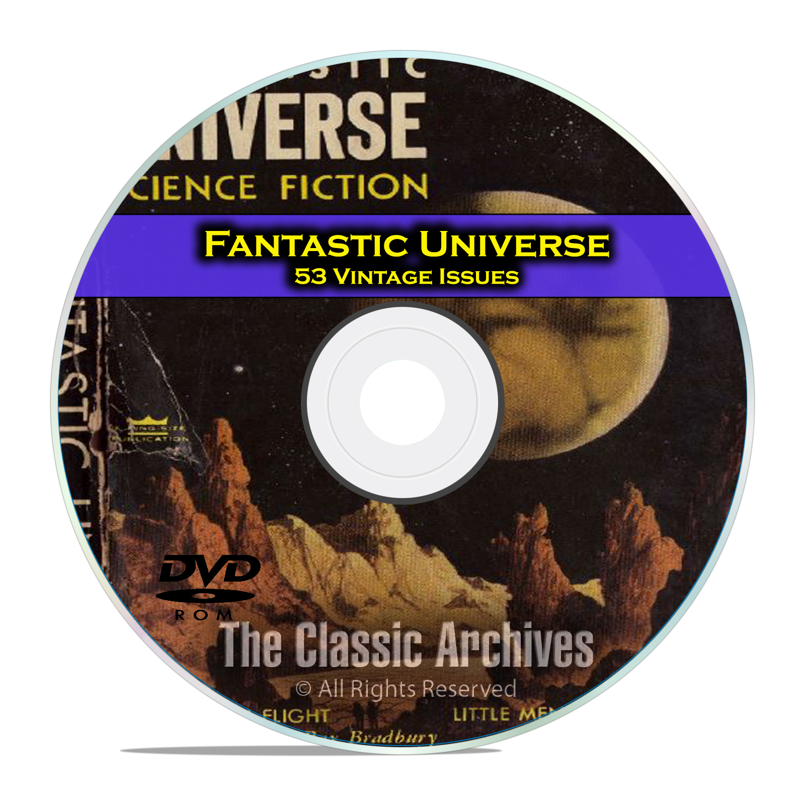 Fantastic Universe, 53 Vintage Pulp Magazine Golden Age Science Fiction DVD