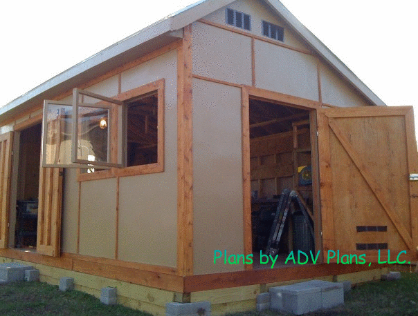 12x20 Saltbox Roof Shed Customer Pic Right