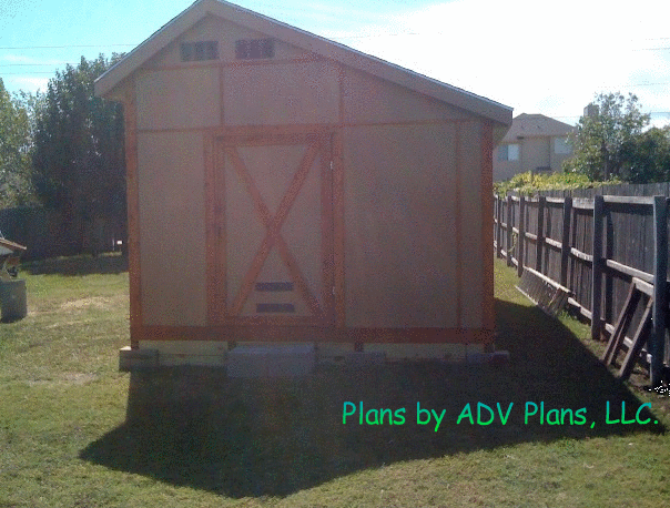 12x20 Saltbox Roof Shed Customer Pic Right Side