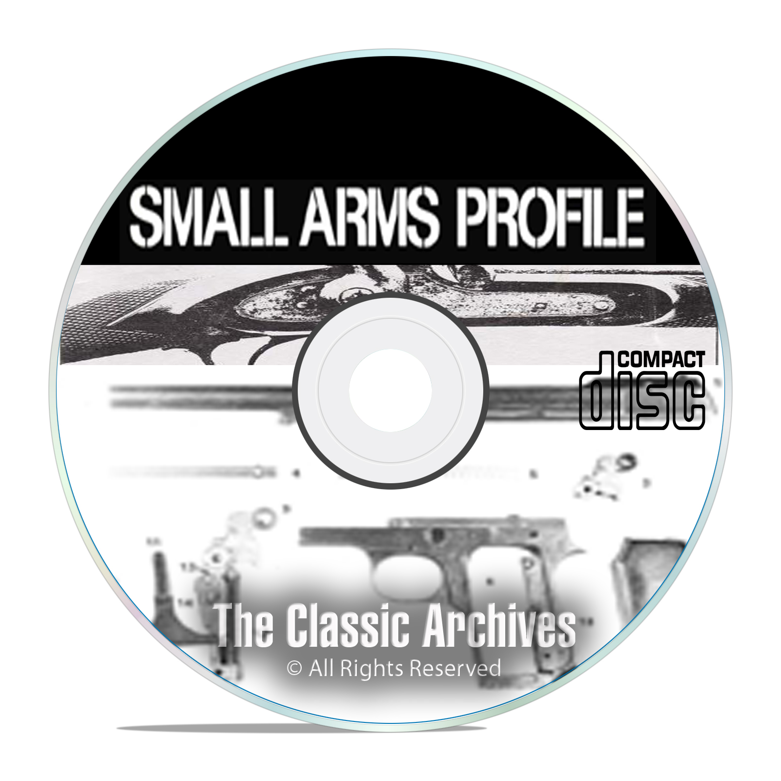 Profile Publicatio​ns Small Arms - 22 Volumes - Antique Gun History DVD