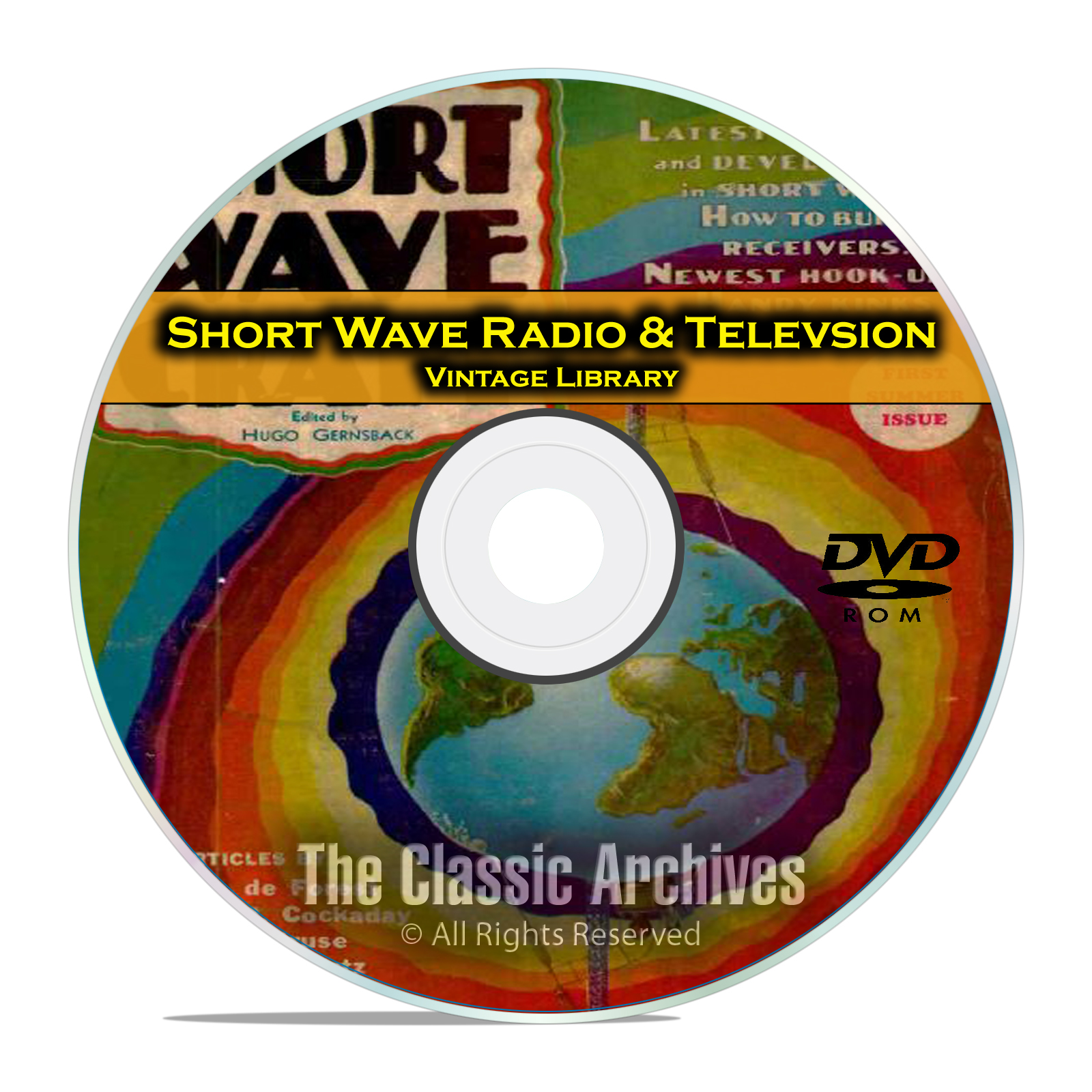 Short Wave Craft, Radio & Television, 125 Vintage Magazines Library CD DVD