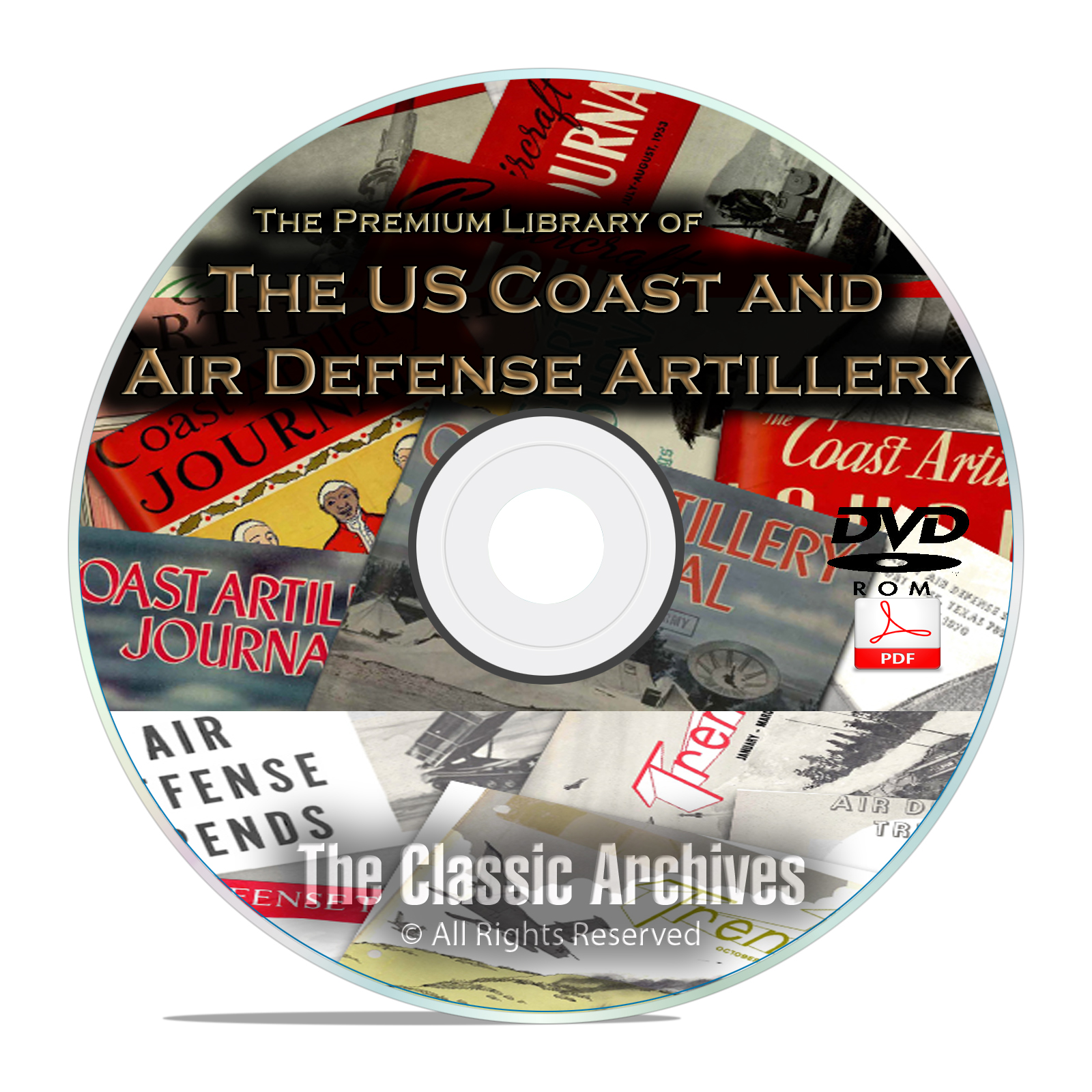 Coast Artillery Journal, Anti Aircraft Air Defense Trends 385 Issues on DVD