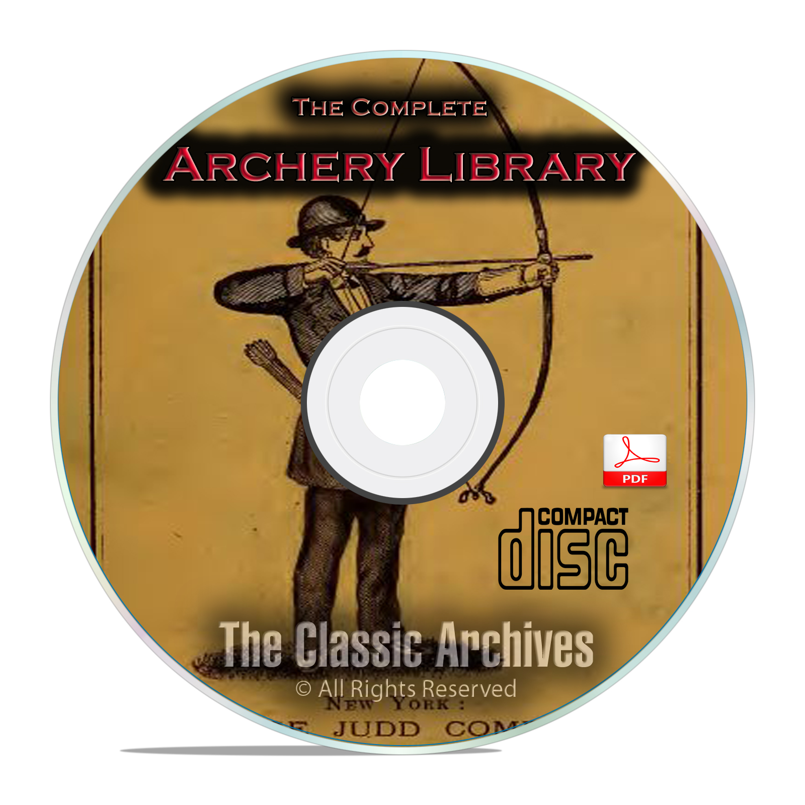 Archery Bow & Arrow Longbow Shortbow Archer Hunting Toxophilus 35 Books CD