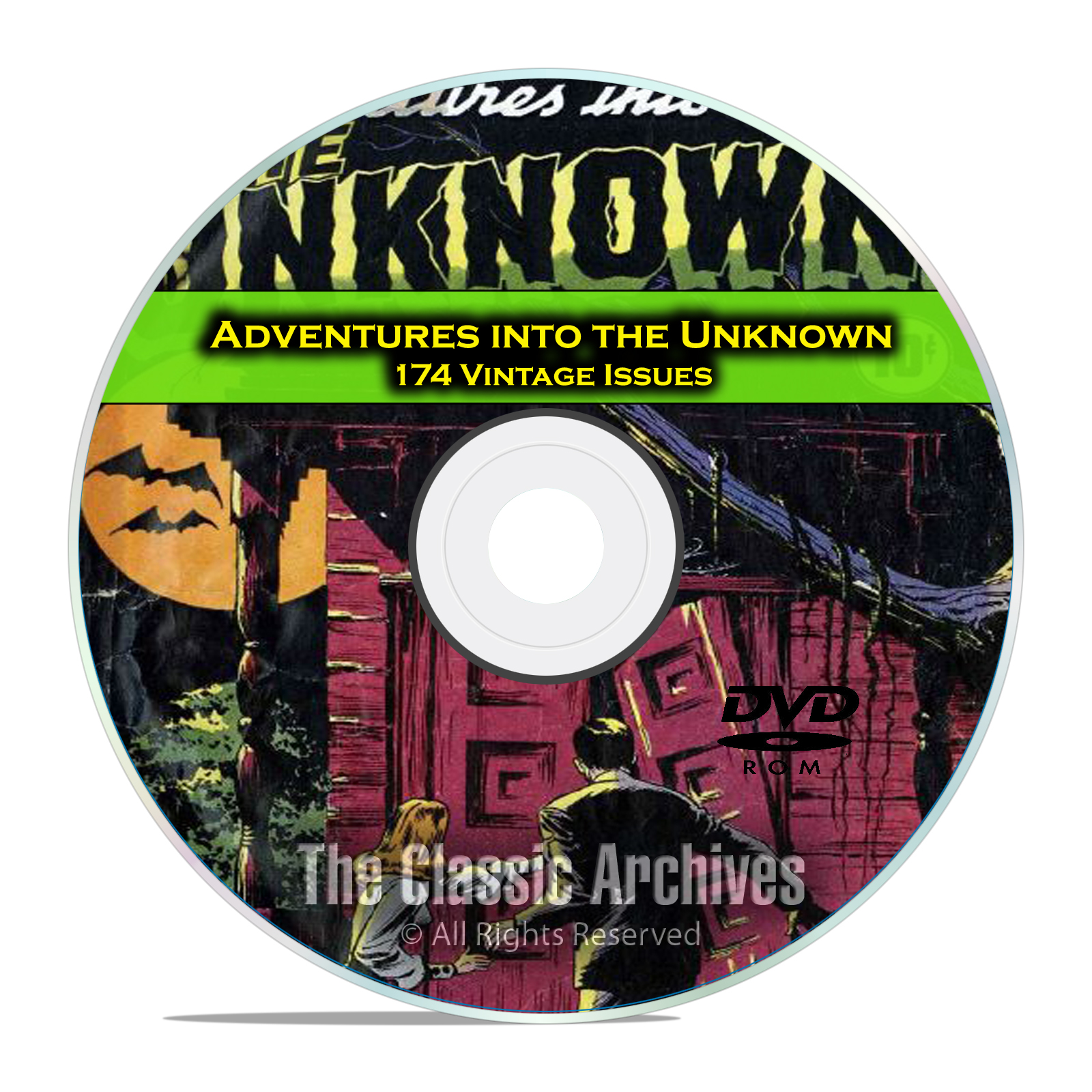 Adventures Into The Unknown, 174 Issues Full Run, Old Golden Age Comics DVD