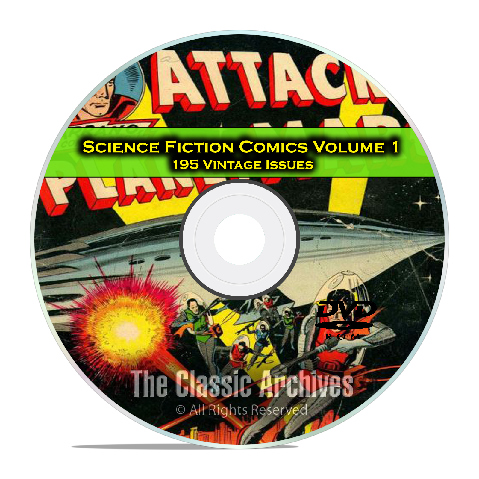 Science Fiction Comics, Vol 1, Space Adventures, Golden Age Comics PDF DVD