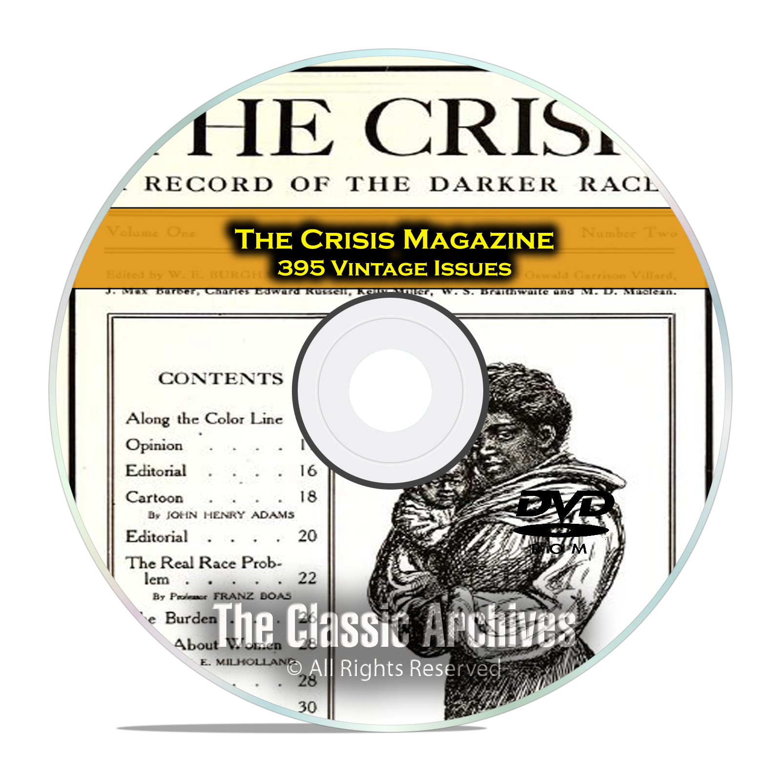 The Crisis Magazine, 395 Vintage Issues 1910-1963 American Civil Rights DVD