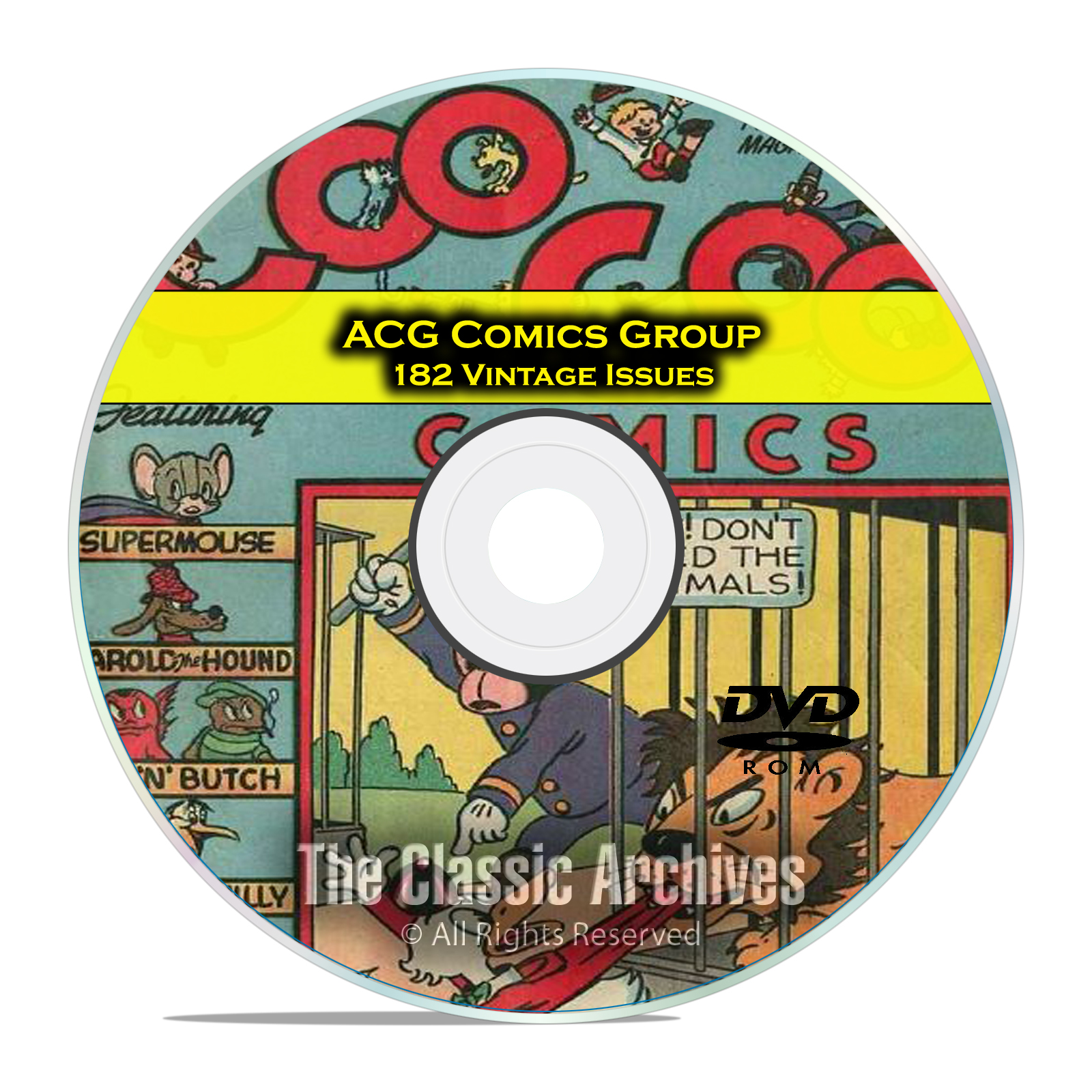 ACG Comics Coo Coo Comics, Kilroys, Cookie, Penny 182 Golden Age Comics DVD