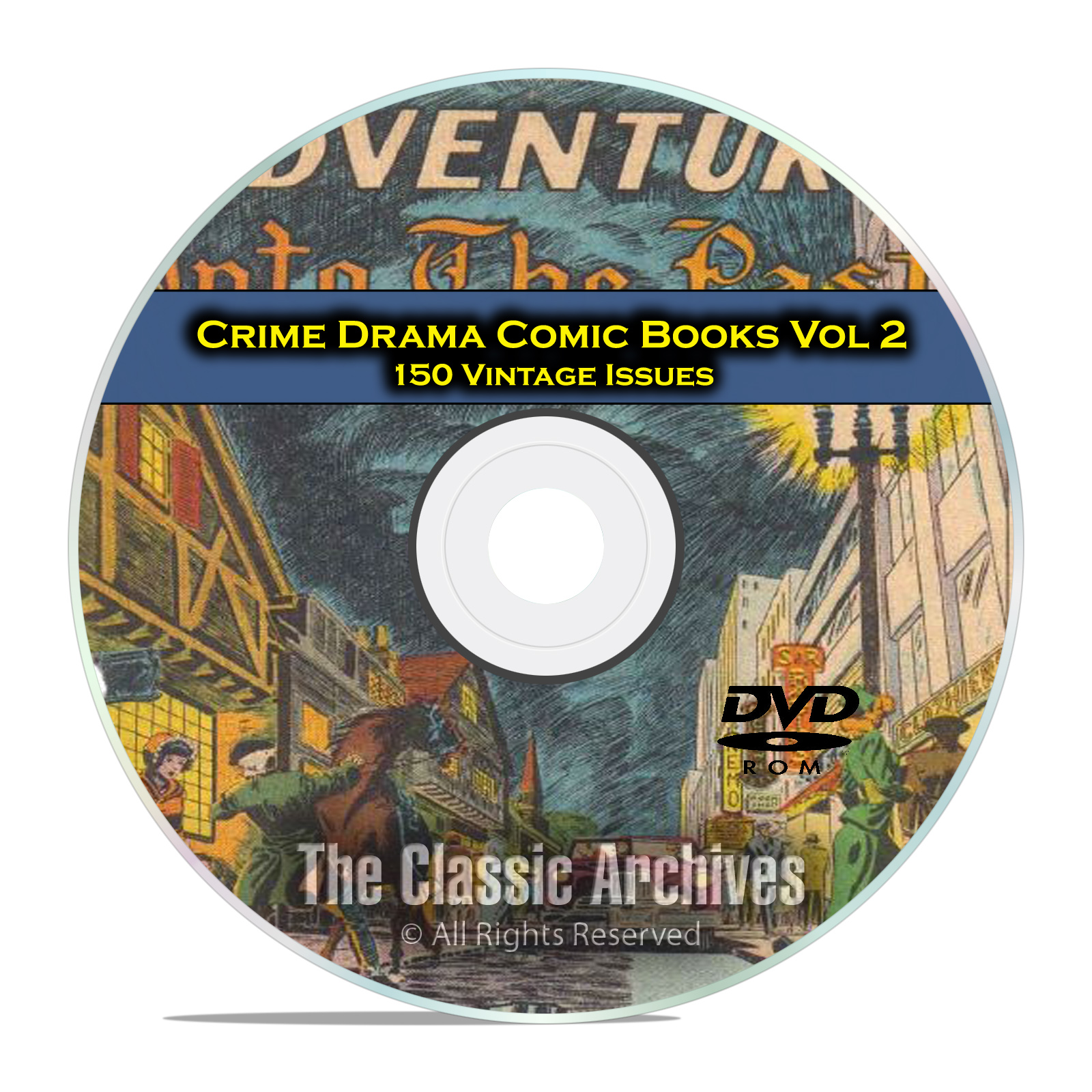 Crime Drama, Suspense, Vol 2, Brenda Starr, Famous, Golden Age Comics DVD
