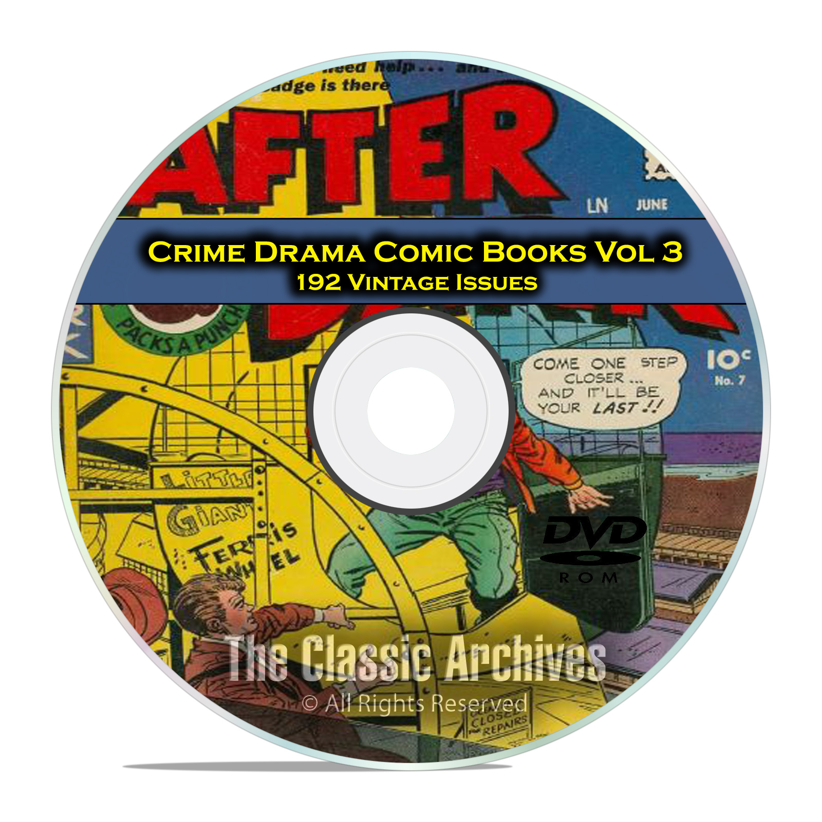 Crime Drama, Suspense, Vol 3, Murder Incorporated, Golden Age Comics DVD