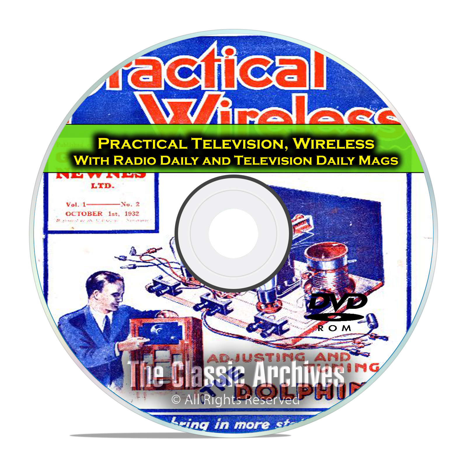 Practical Television, Practical Wireless, 458 Old Time Radio Magazines DVD