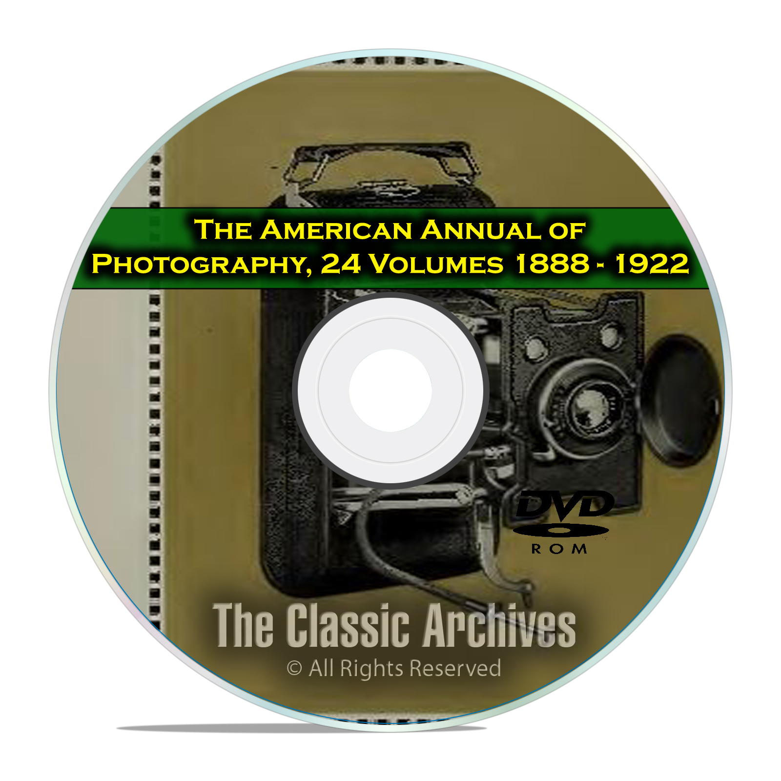 The American Annual of Photography, Camera Photo Developing History PDF DVD