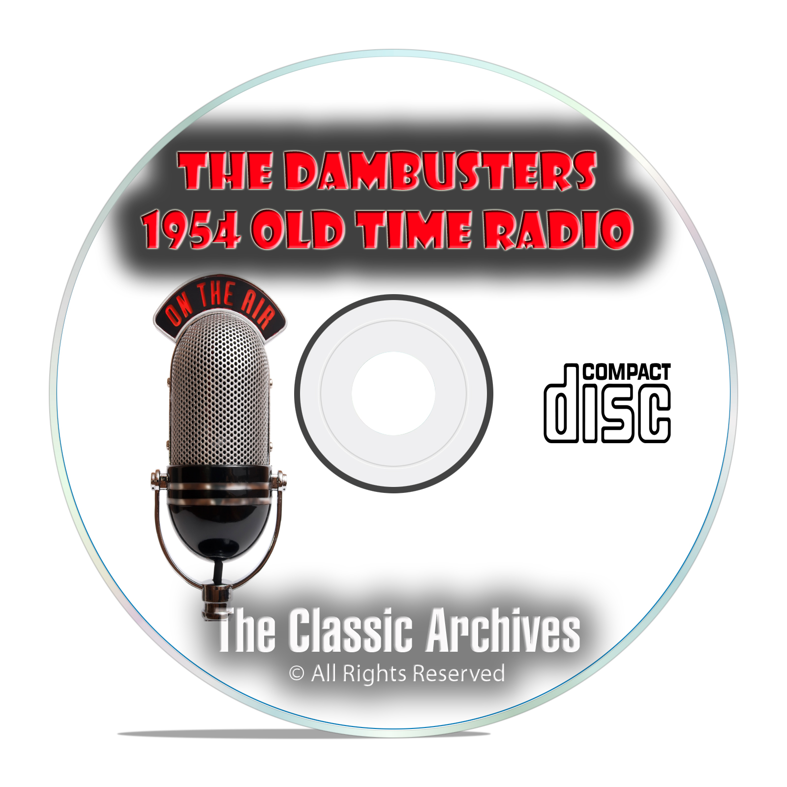 The Dambusters 1954 Classic Old Time Radio OTR Drama, WW2 13 Hours MP3 CD