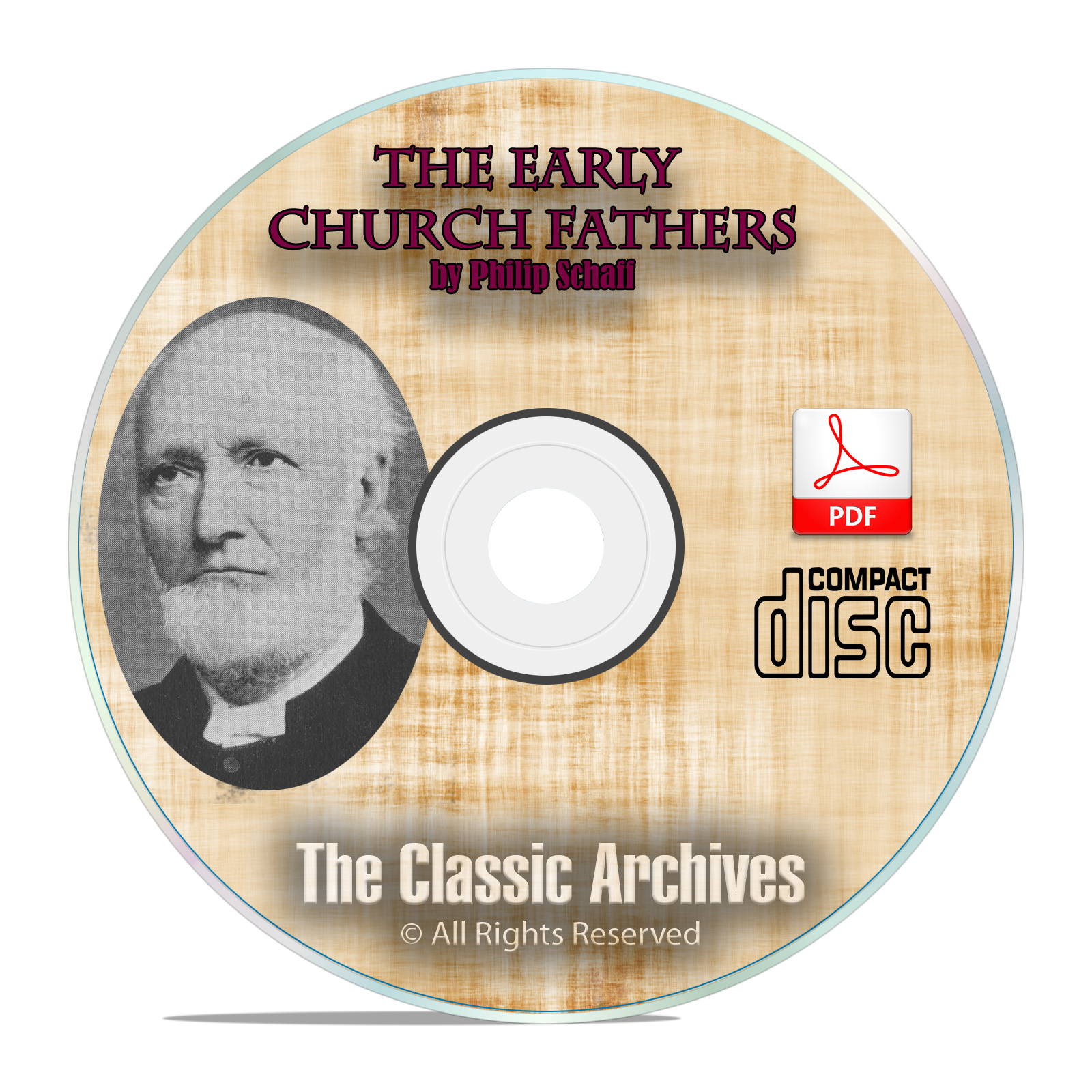 The Early Church Fathers, by Philip Schaff, 38 Volume Bible Study on CD-ROM