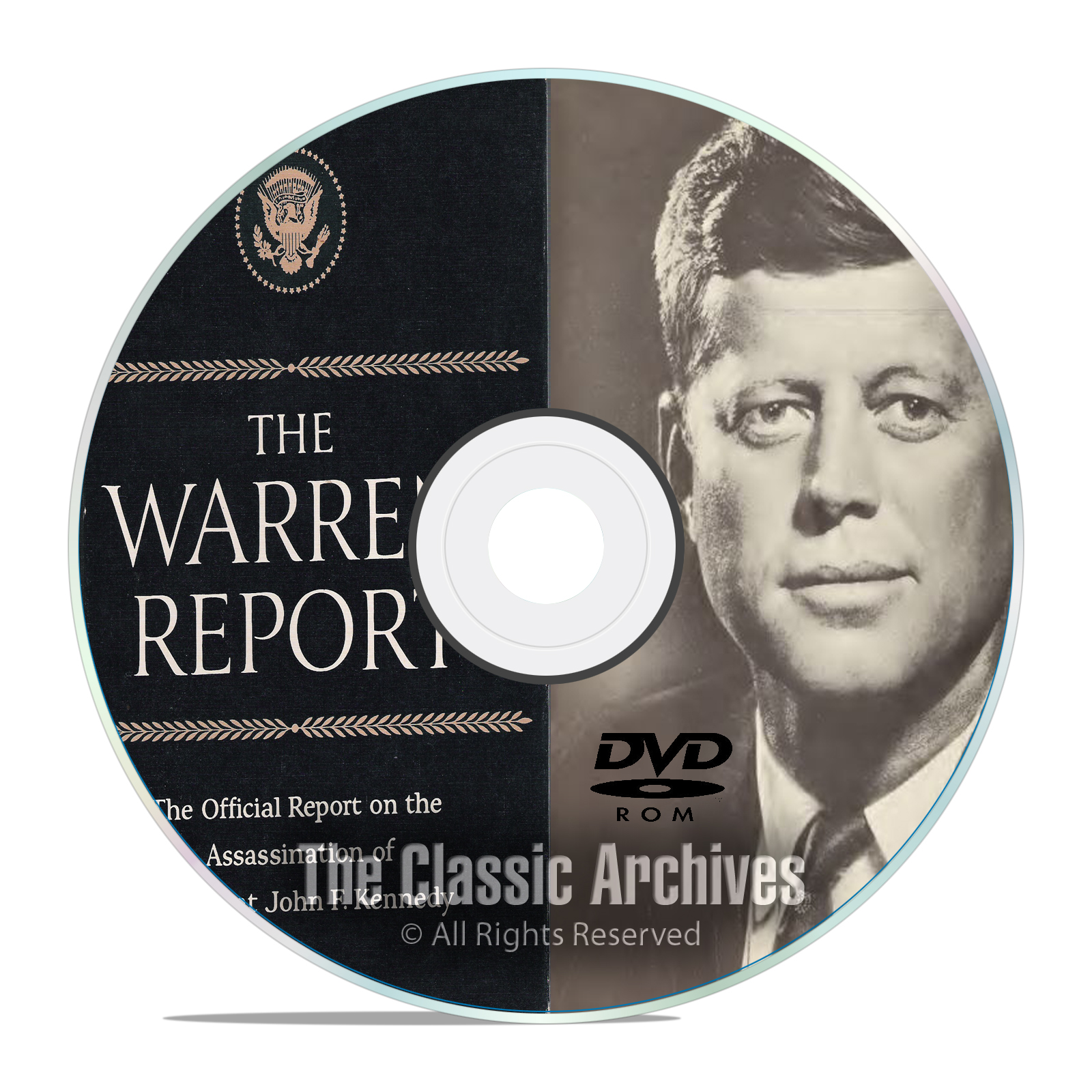 The Full Warren Commission Report, 26 Volumes, Who Killed JFK?, on PDF DVD