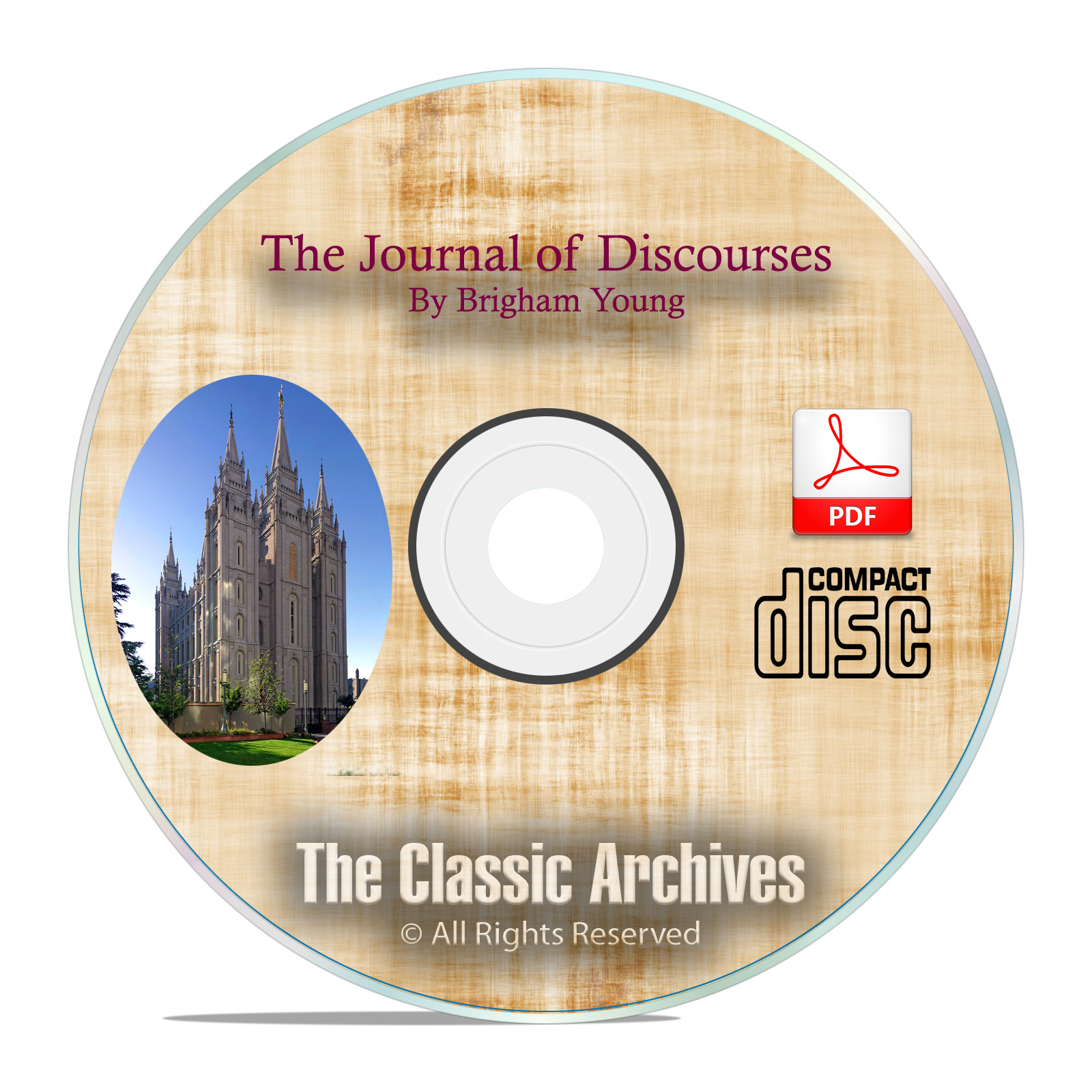 The Journal of Discourses, Brigham Young, Mormon Church, All 26 Volumes CD