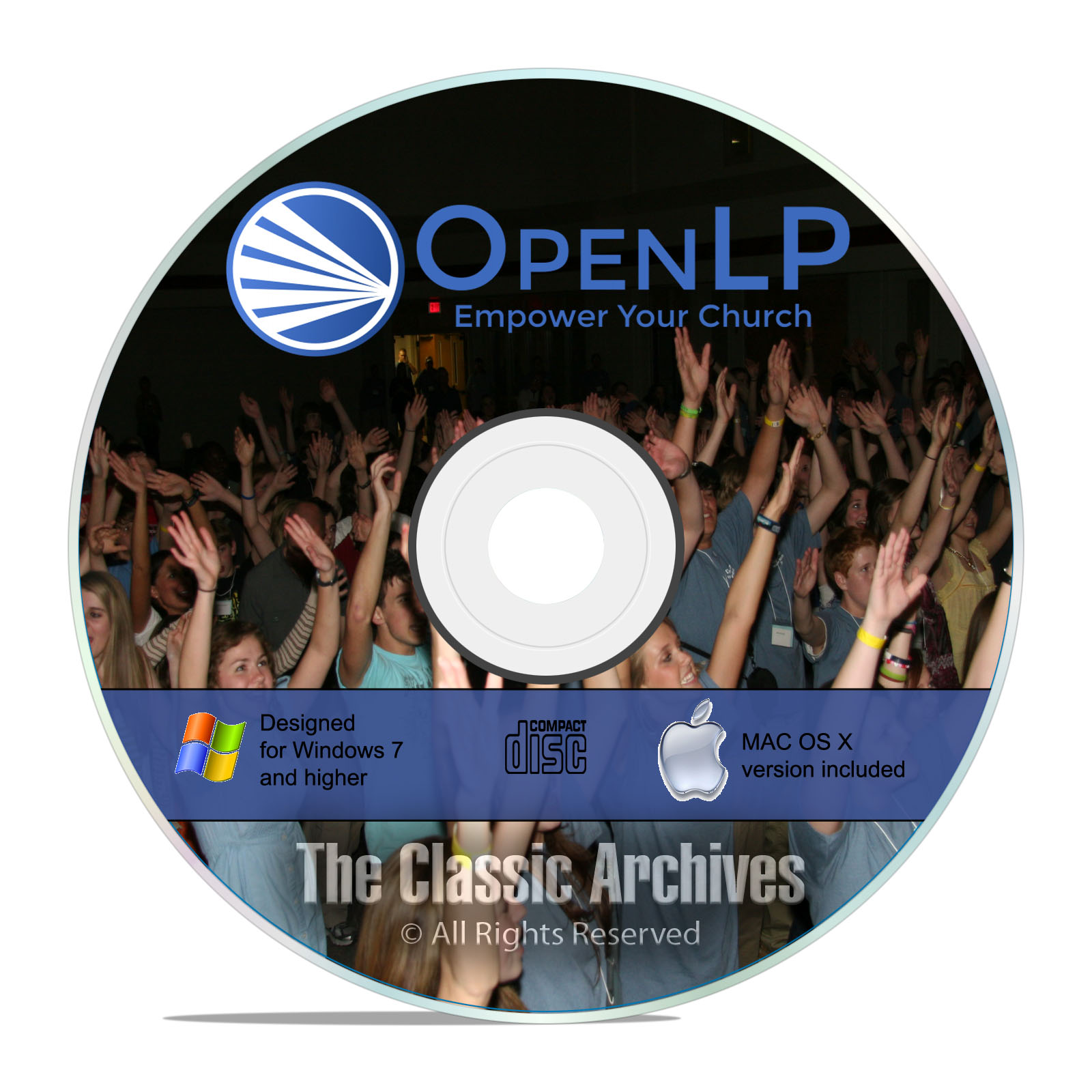 OpenLP Professional Church Worship Presentation Bible Software Win Mac CD