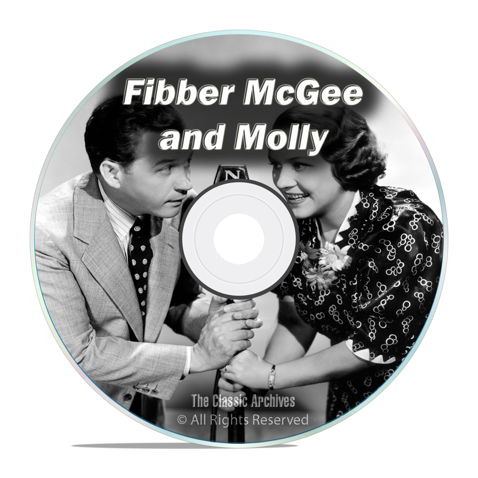 Fibber McGee and Molly, All Known 1,127 Old Time Radio Shows MP3 DVD