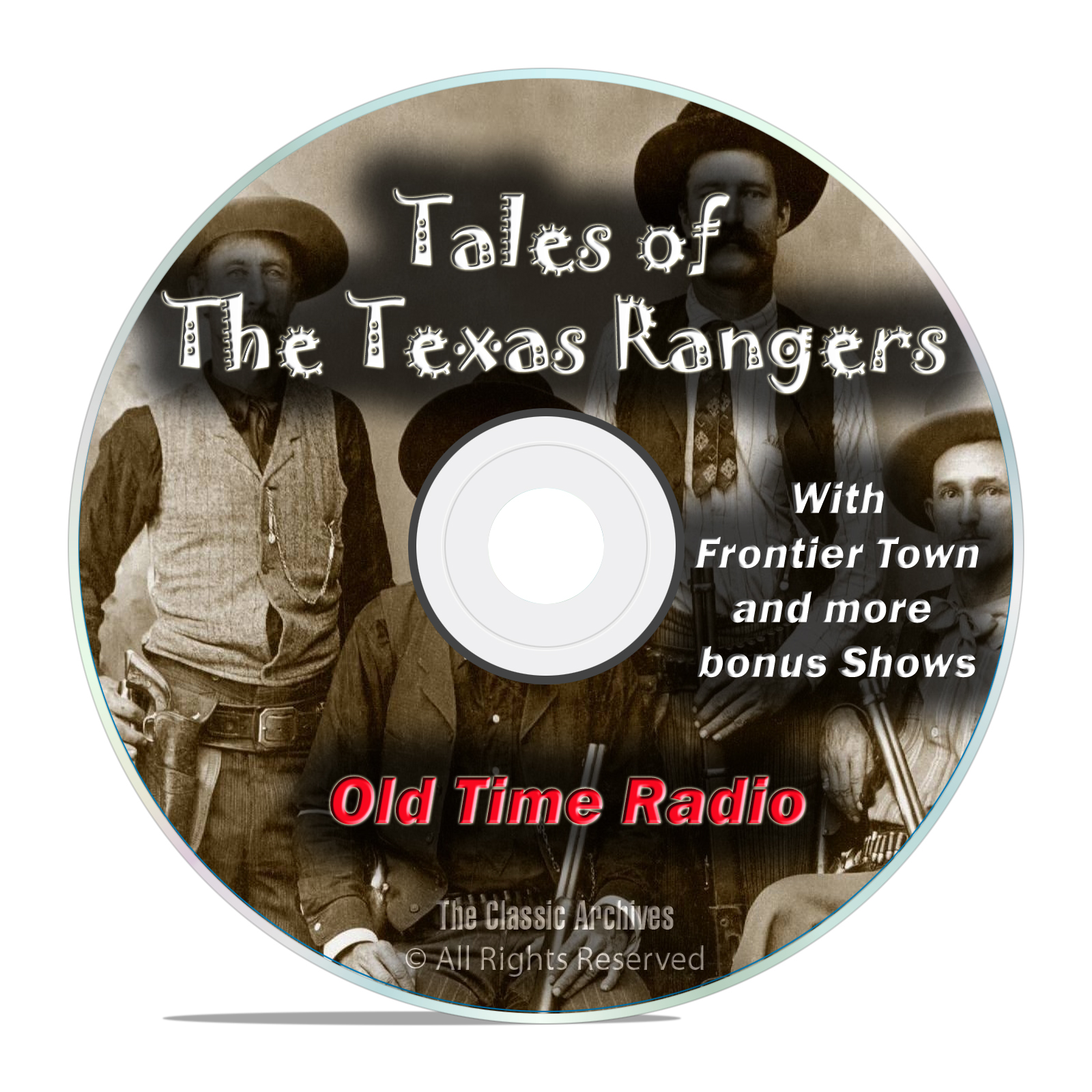 Tales of the Texas Rangers, 205 Episodes Old Time Radio Westerns OTR DVD