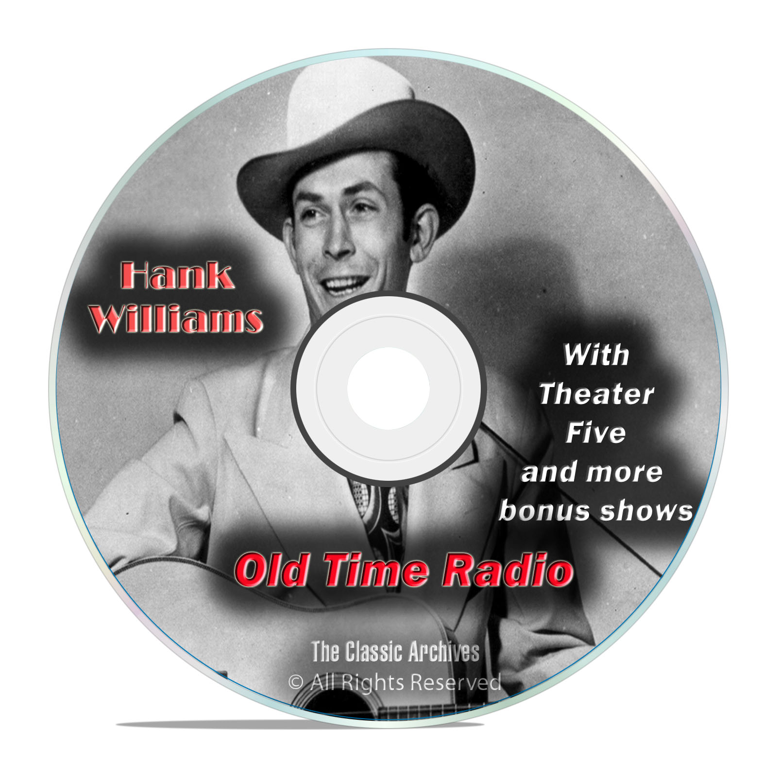 Hank Williams, 739 Episodes Old Time Radio, Complete Set, OTR DVD MP3
