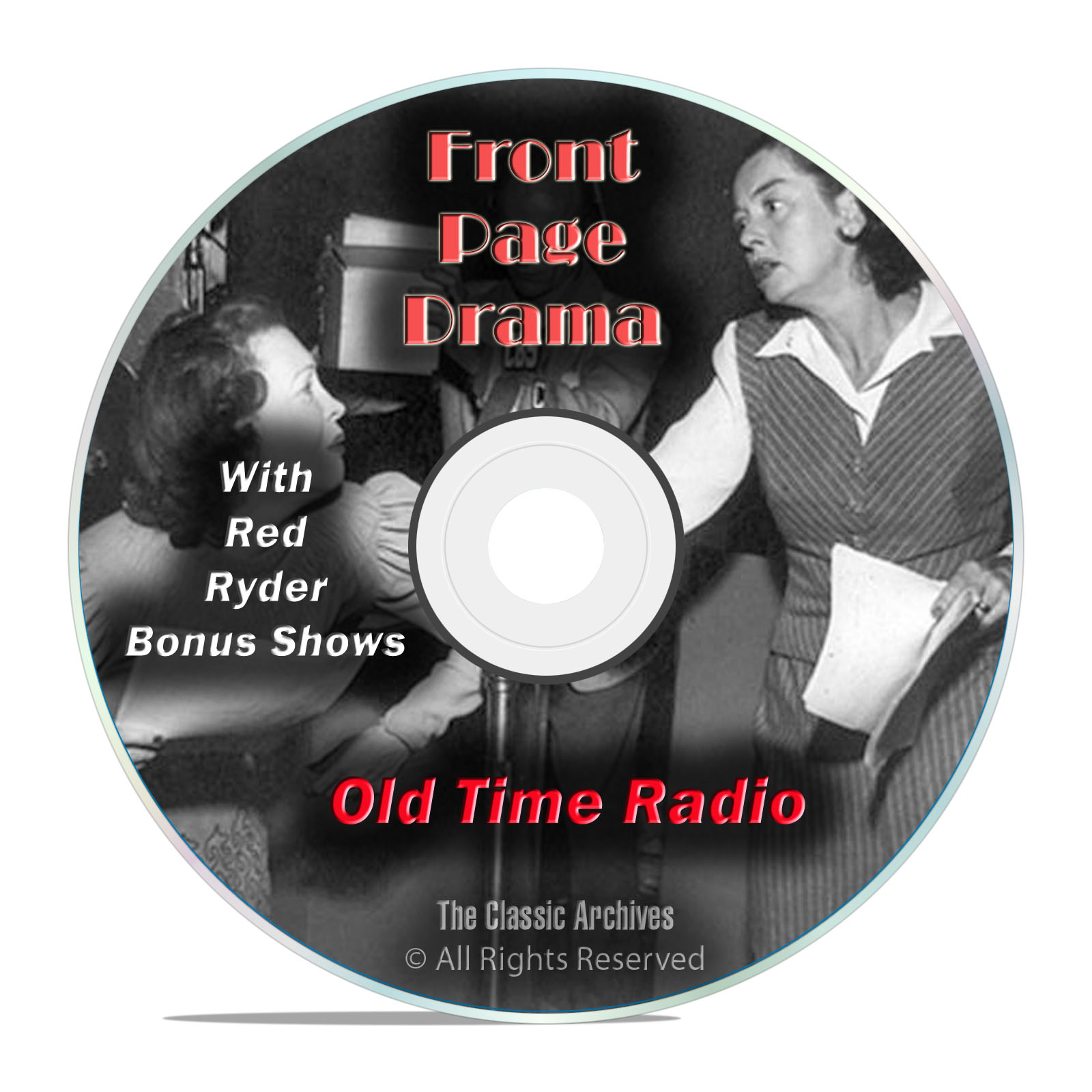 Front Page Drama, 867 Classic Old Time Radio Drama Shows, OTR mp3 DVD