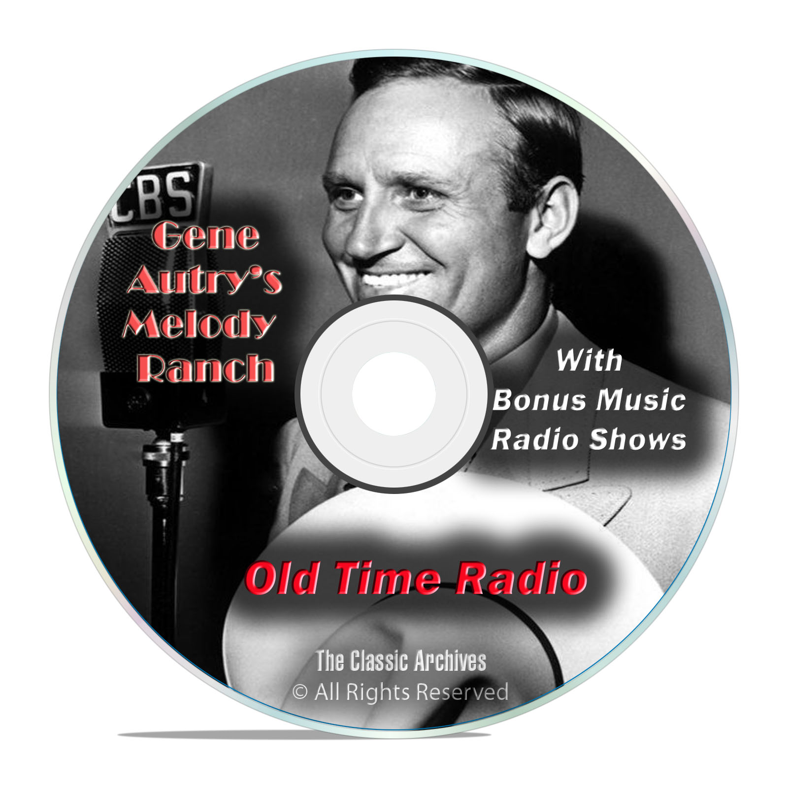 Gene Autry's Melody Ranch, 422 Old Time Radio Music Shows, OTR mp3 DVD