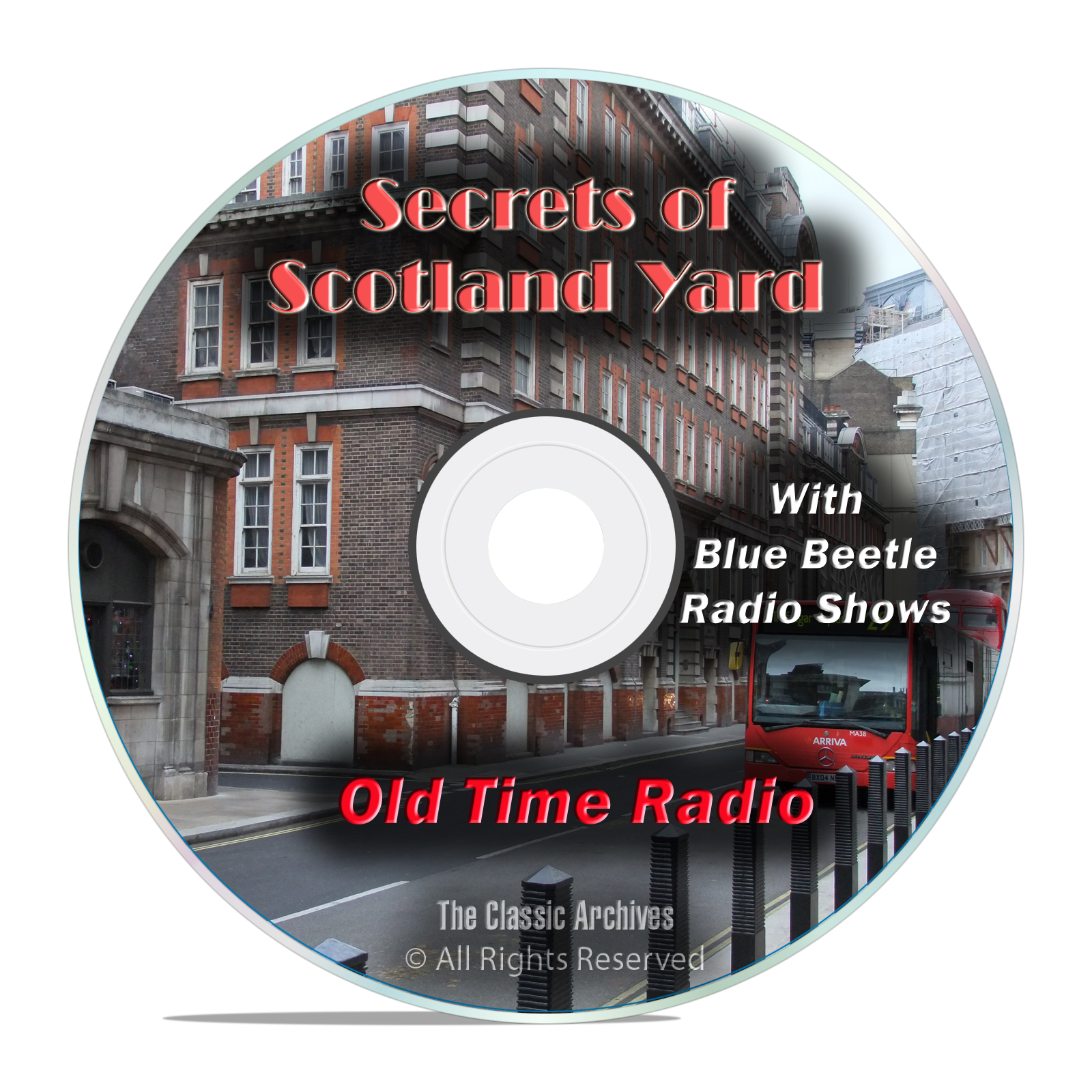 Secrets of Scotland Yard, 941 Old Time Radio Mystery Shows, OTR mp3 DVD