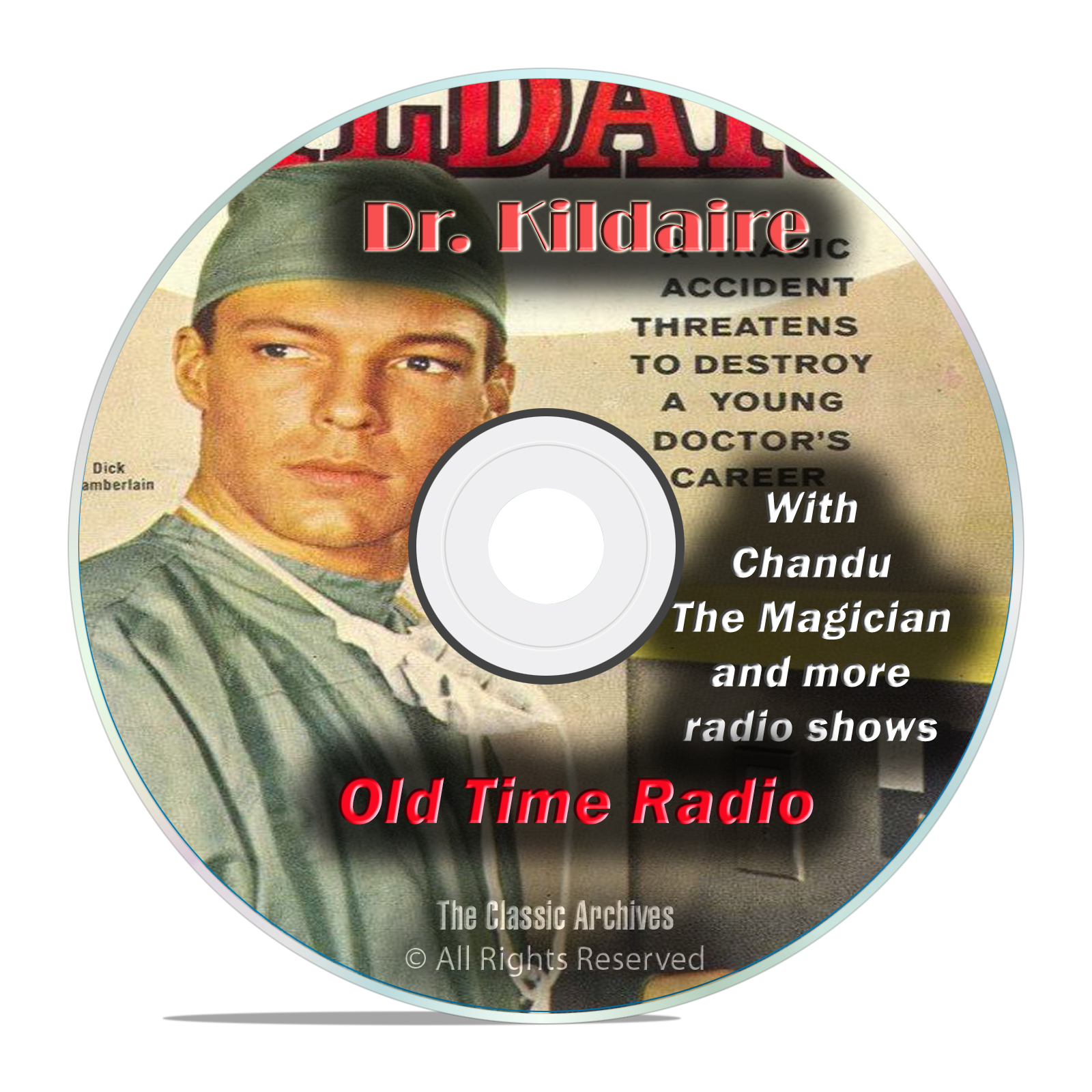 Dr. Kildaire, 1,023 Classic Old Time Radio Medical Drama Shows, OTR mp3 DVD