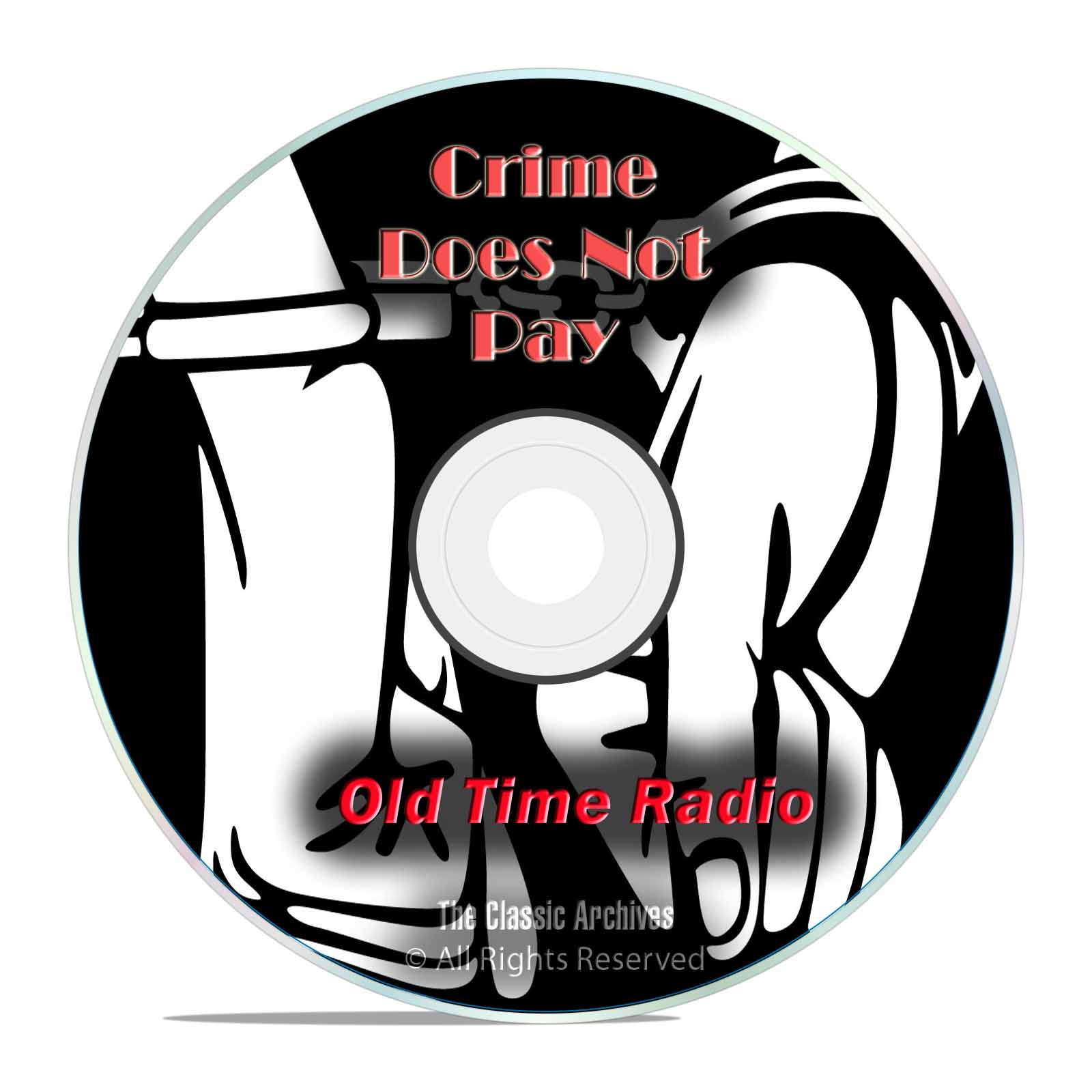 Crime Does Not Pay!, 728 Classic Old Time Radio Crime Drama Shows, OTR DVD