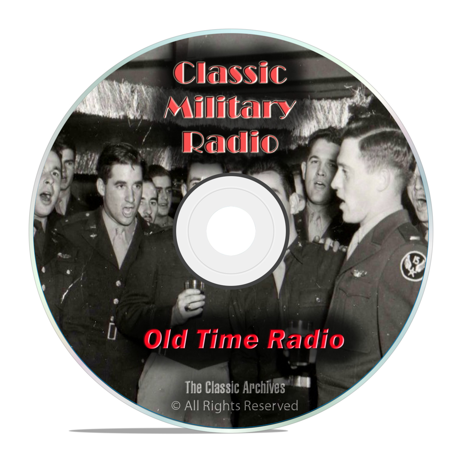 852 Classic Military Old Time Radio Shows, Army, Navy, Marines OTR mp3 DVD