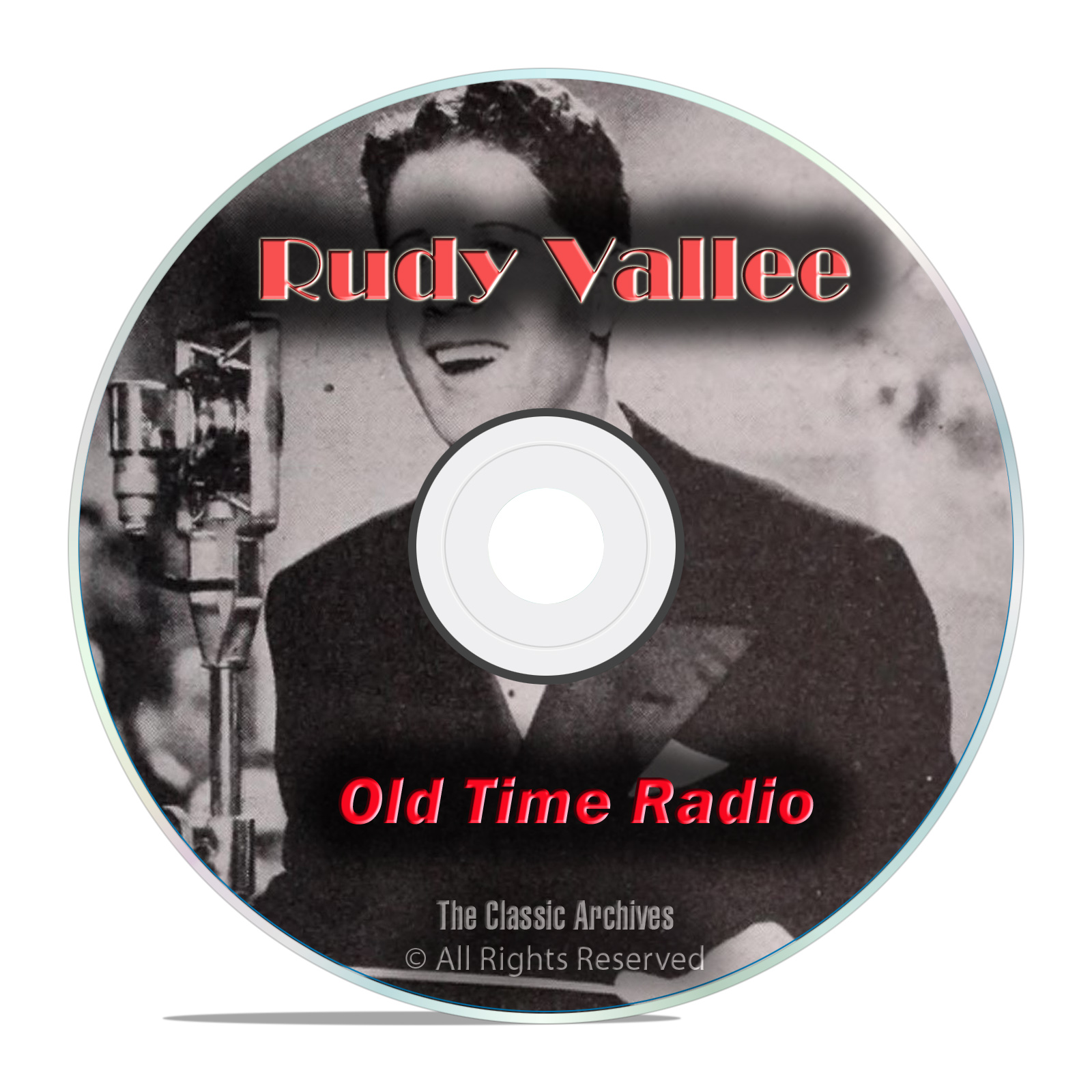 The Rudy Vallee Show, with bonus shows, 637 Old Time Radio Shows, OTR DVD